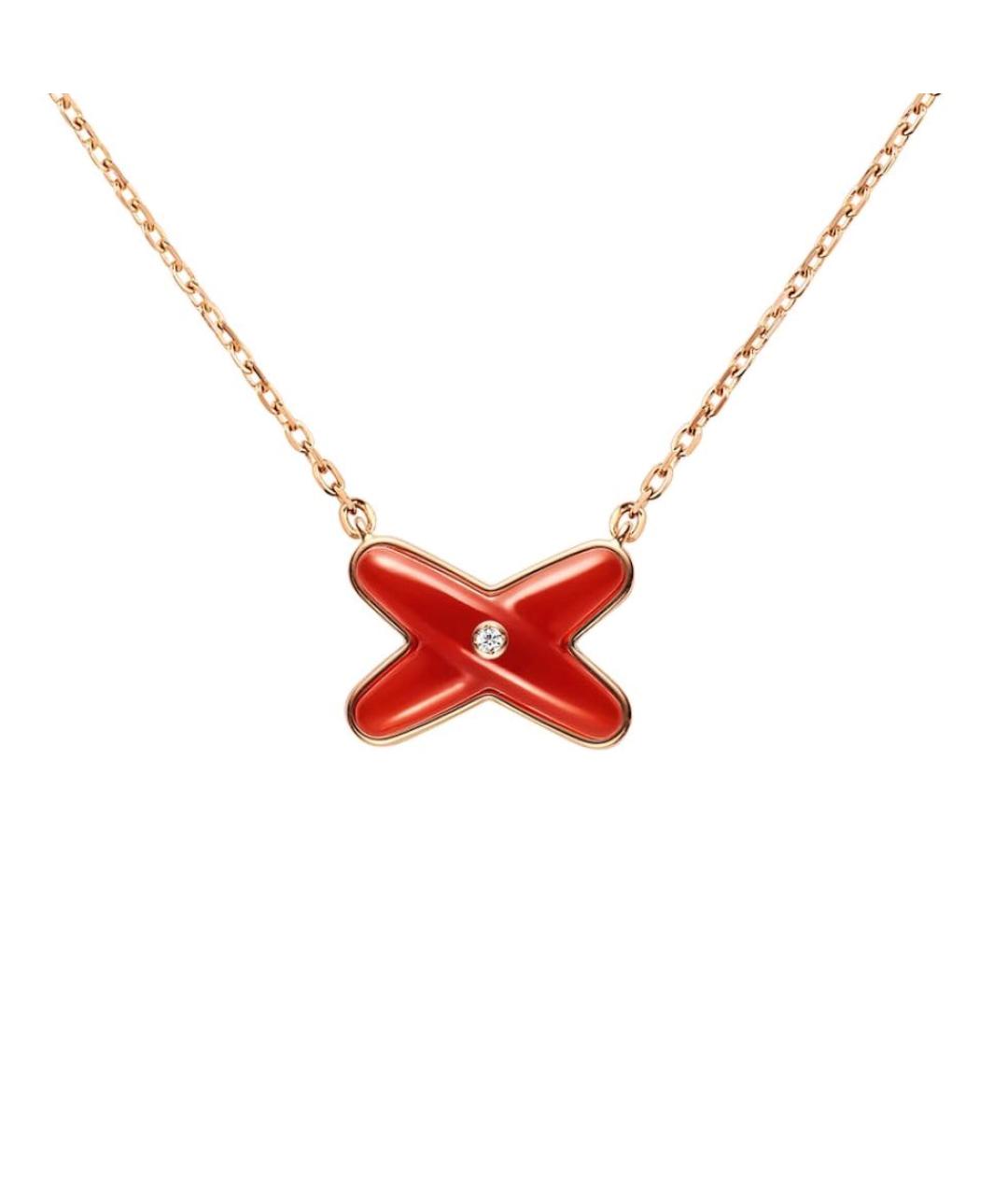 CHAUMET Красное колье из розового золота, фото 6