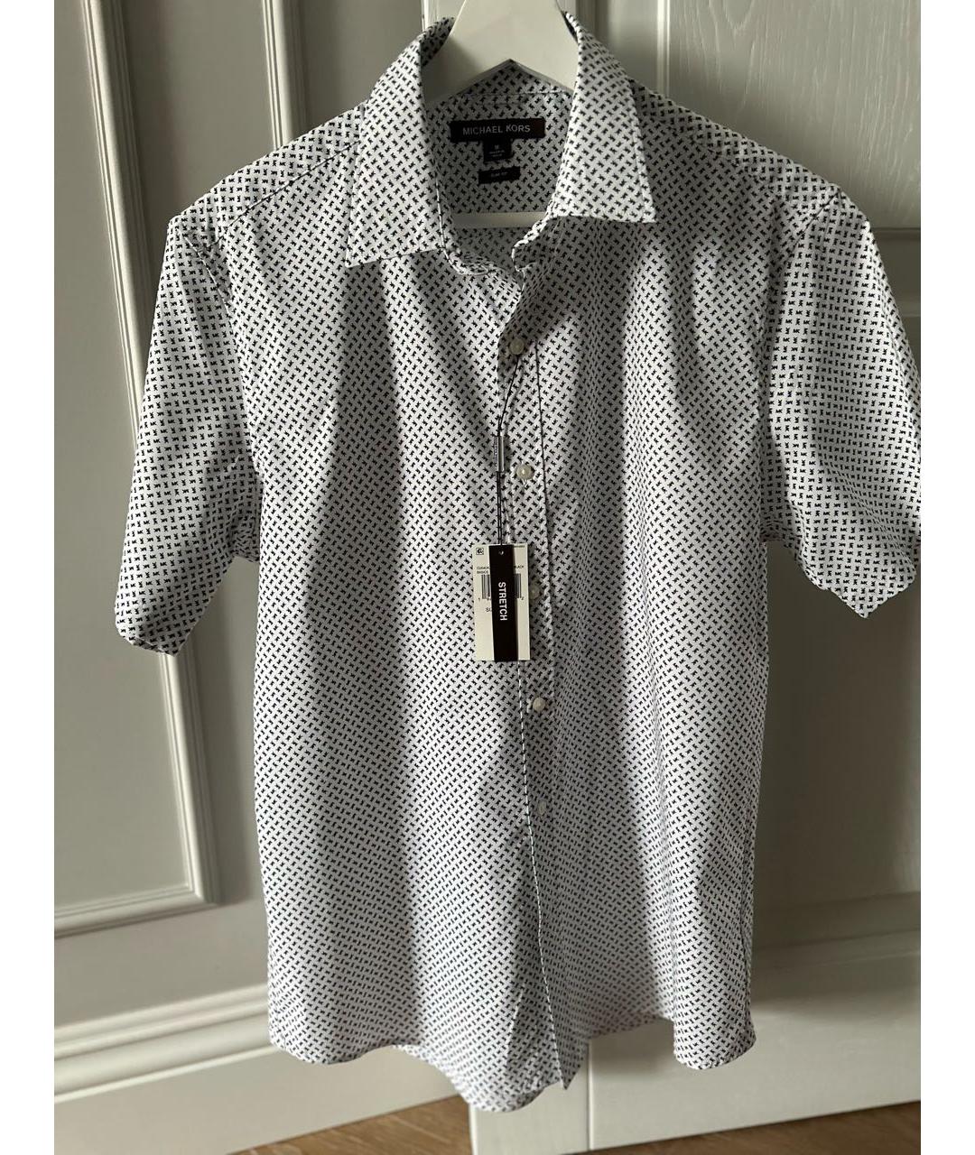 MICHAEL KORS Белая хлопковая кэжуал рубашка, фото 8
