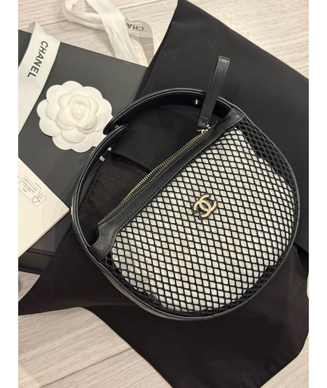 CHANEL Черная сумка с короткими ручками, фото 2