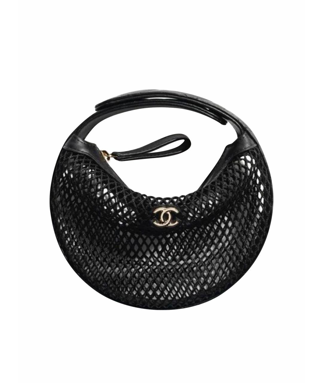 CHANEL Черная сумка с короткими ручками, фото 1