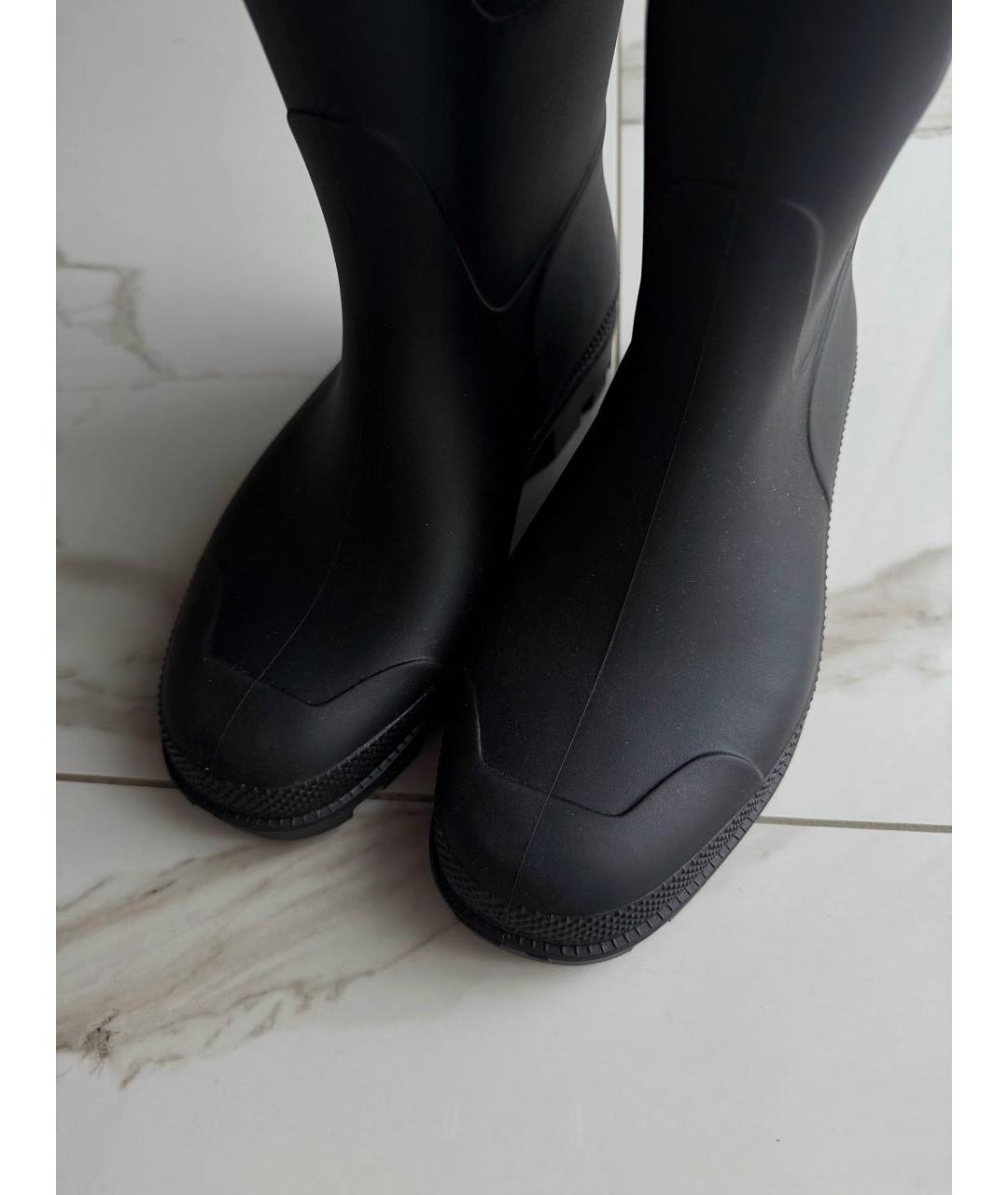DSQUARED2 Черные резиновые сапоги, фото 3
