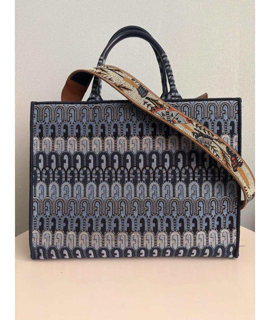 FURLA Мульти жаккардовая сумка тоут, фото 5