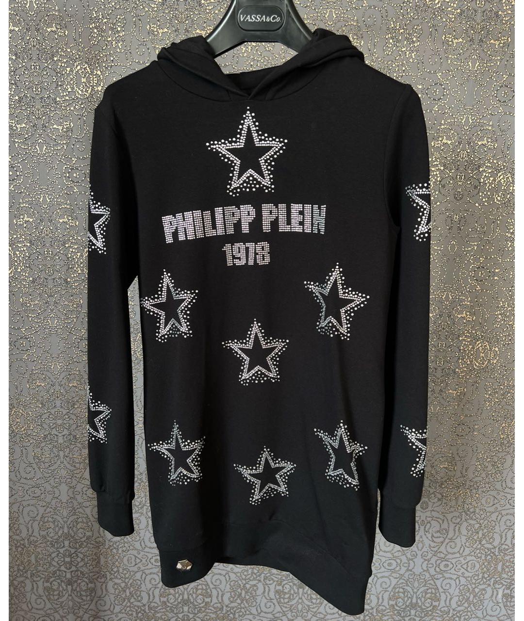 PHILIPP PLEIN Черный хлопковый детская футболка / топ, фото 3