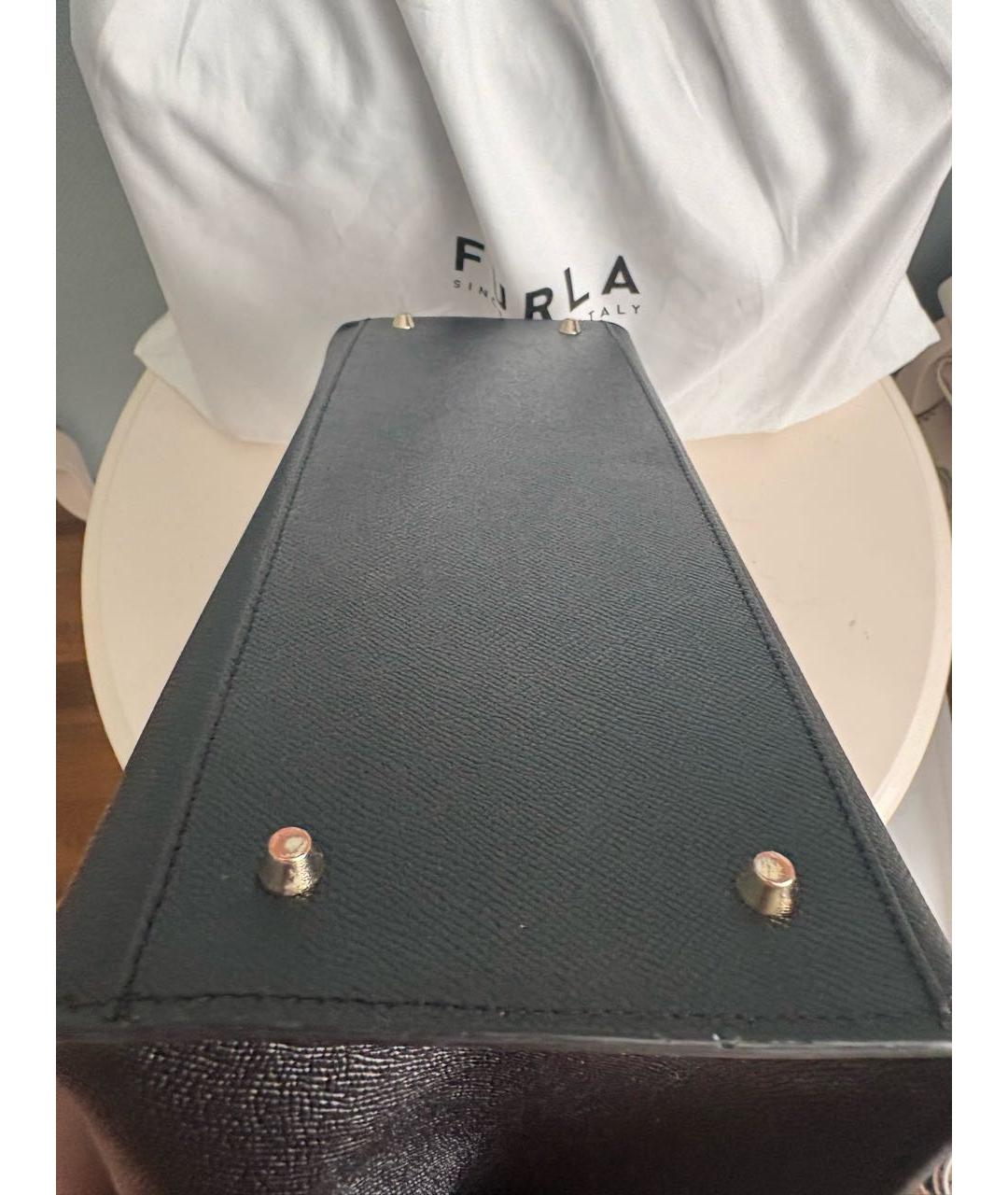 FURLA Черная сумка тоут, фото 3