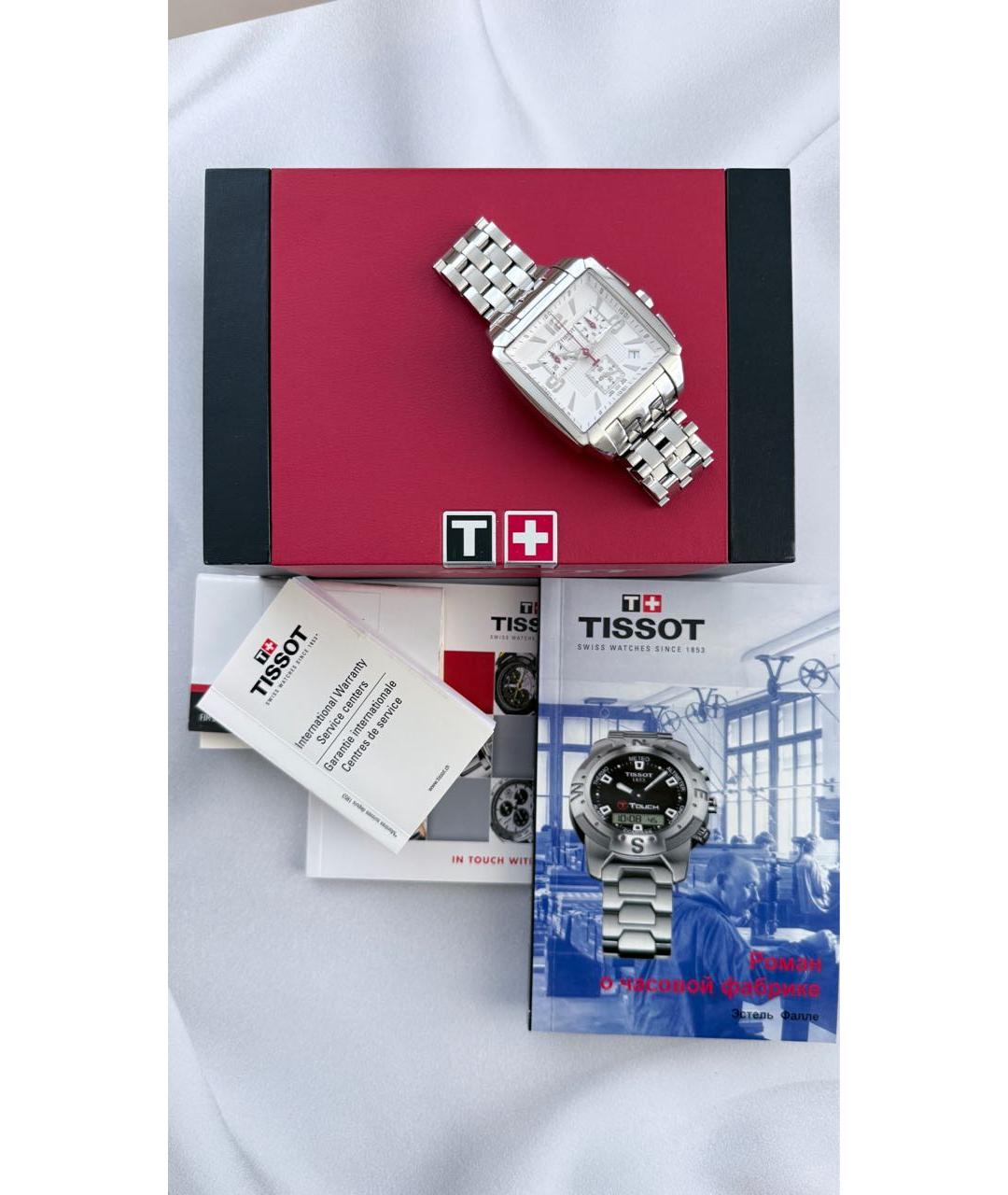 TISSOT Белые стальные часы, фото 7