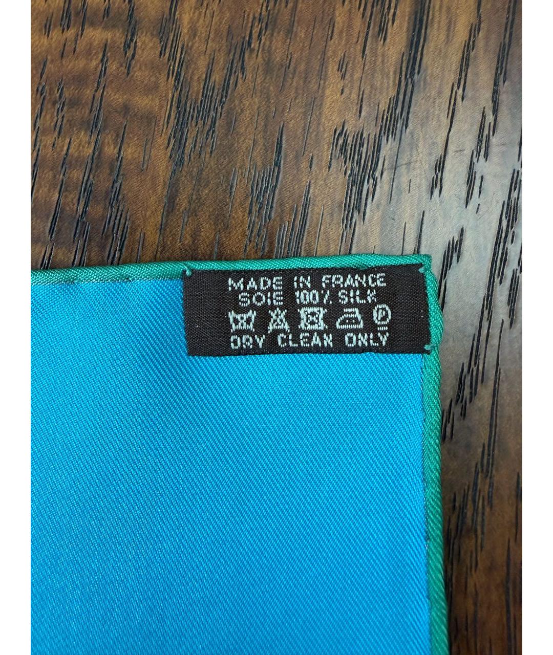 HERMES Мульти шелковый платок, фото 3