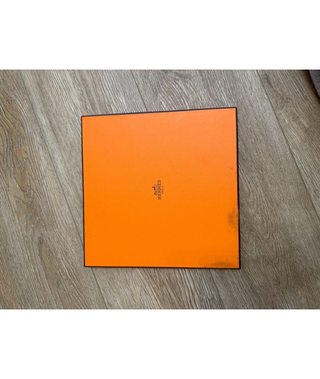 HERMES Мульти шелковый платок, фото 4