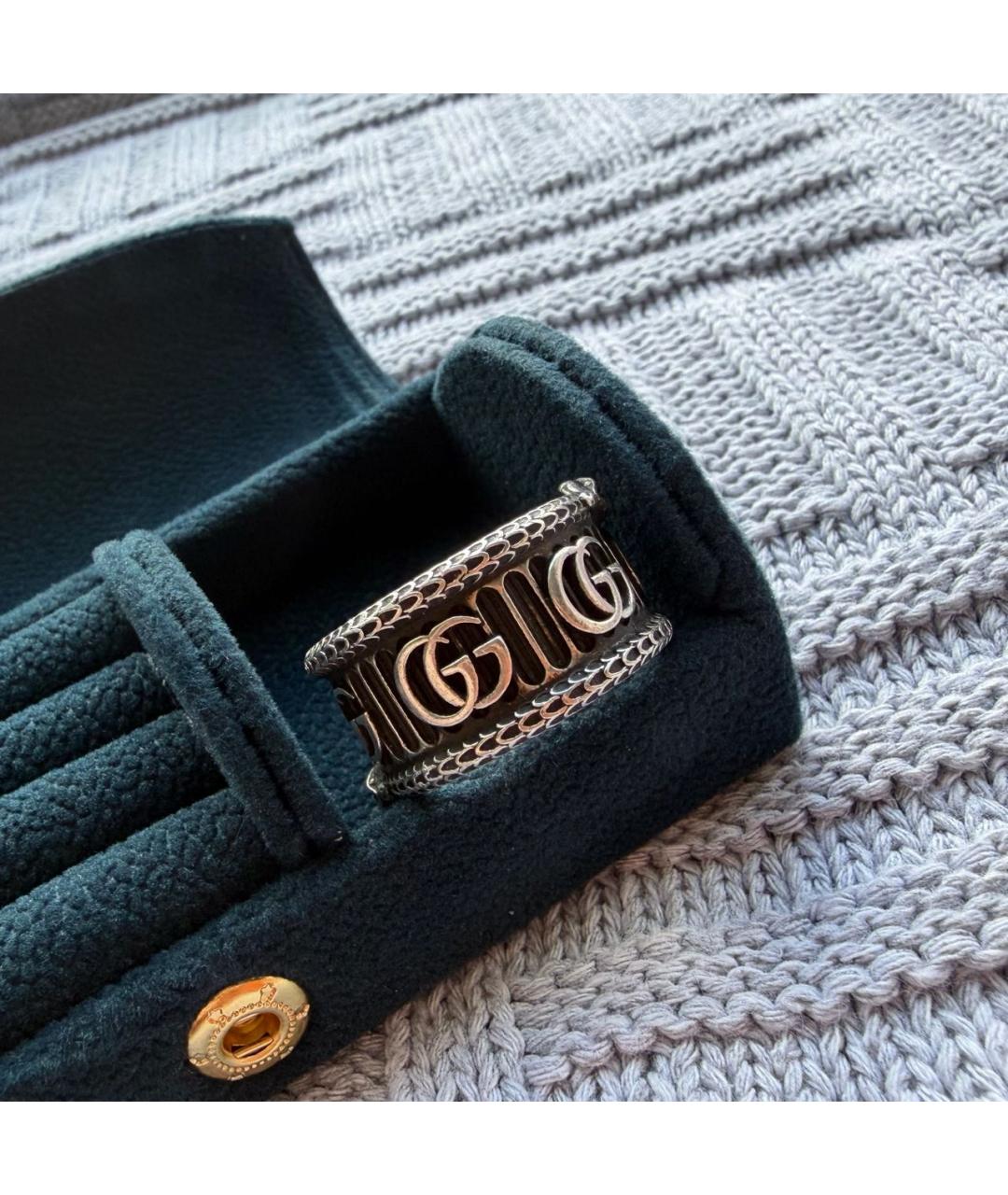 GUCCI Серебряное серебряное кольцо, фото 6