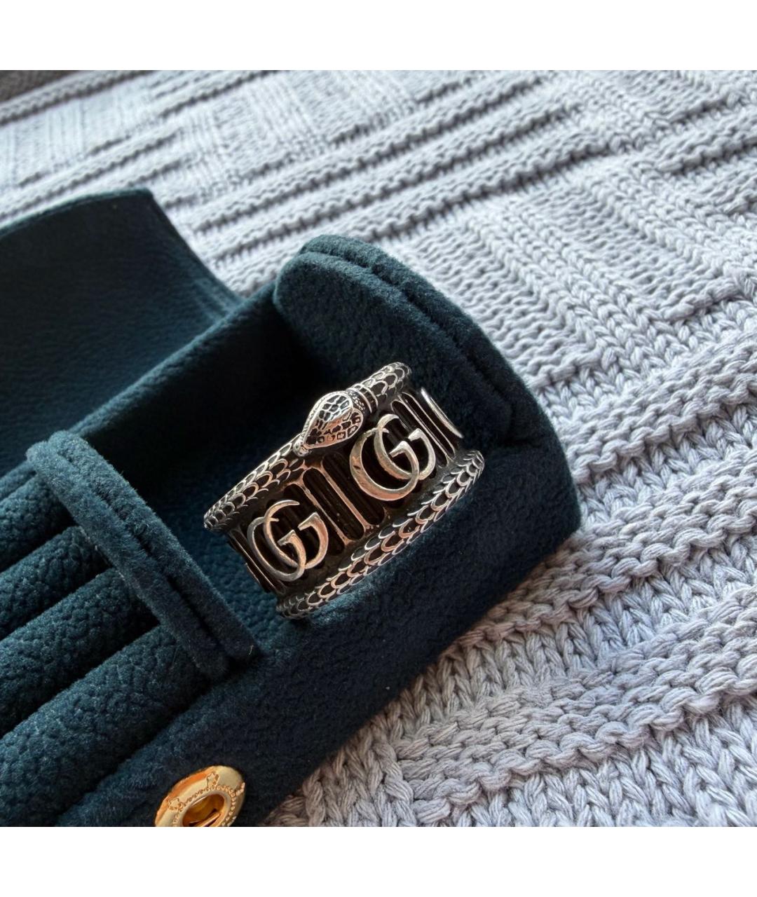 GUCCI Серебряное серебряное кольцо, фото 3