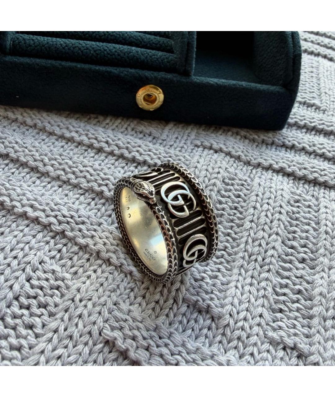GUCCI Серебряное серебряное кольцо, фото 8