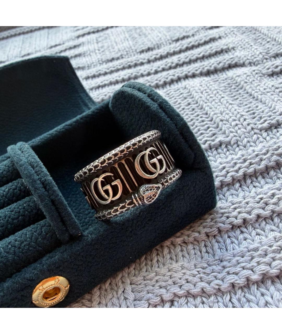 GUCCI Серебряное серебряное кольцо, фото 5