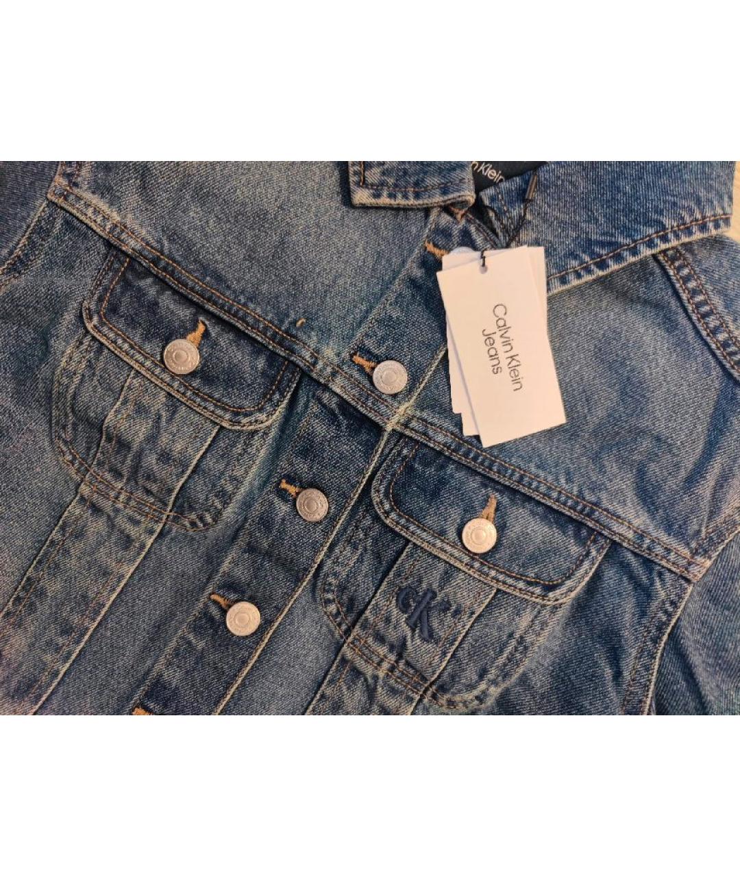 CALVIN KLEIN Синяя куртка, фото 3