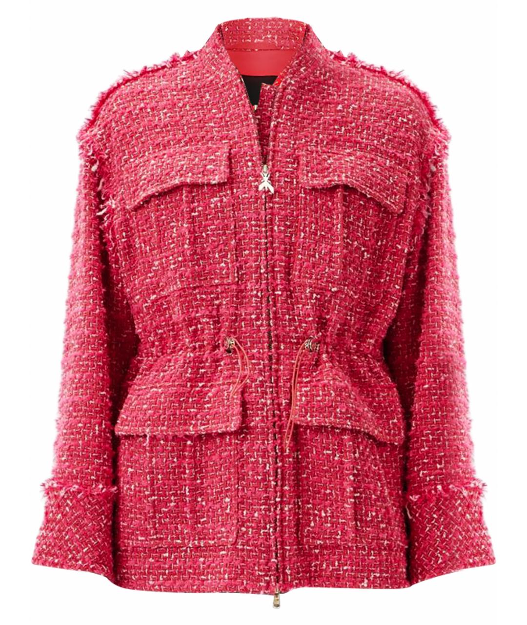 PATRIZIA PEPE Розовое хлопковое пальто, фото 1