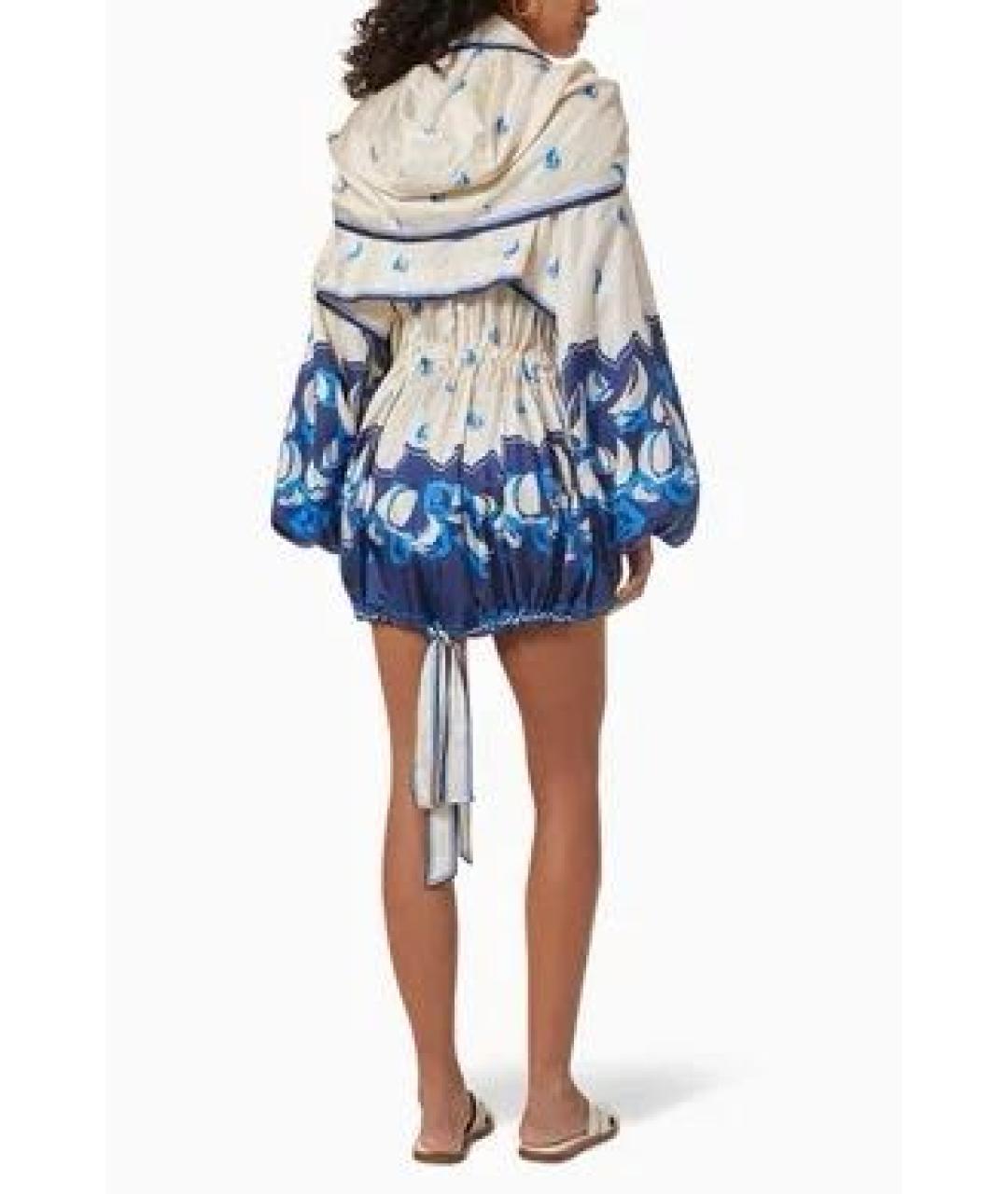 ZIMMERMANN Мульти шелковое коктейльное платье, фото 2