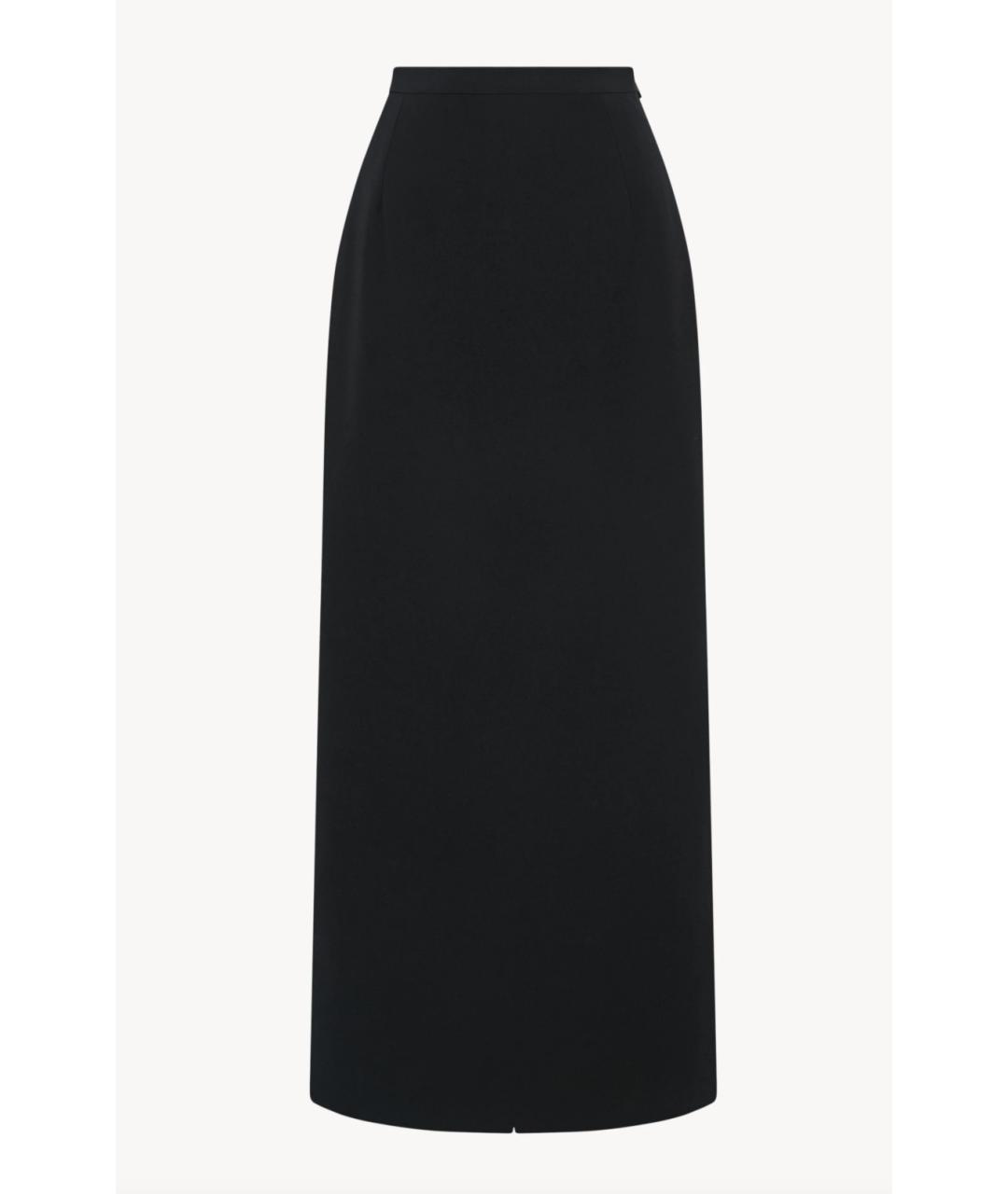 THE ROW Черная шерстяная юбка макси, фото 5