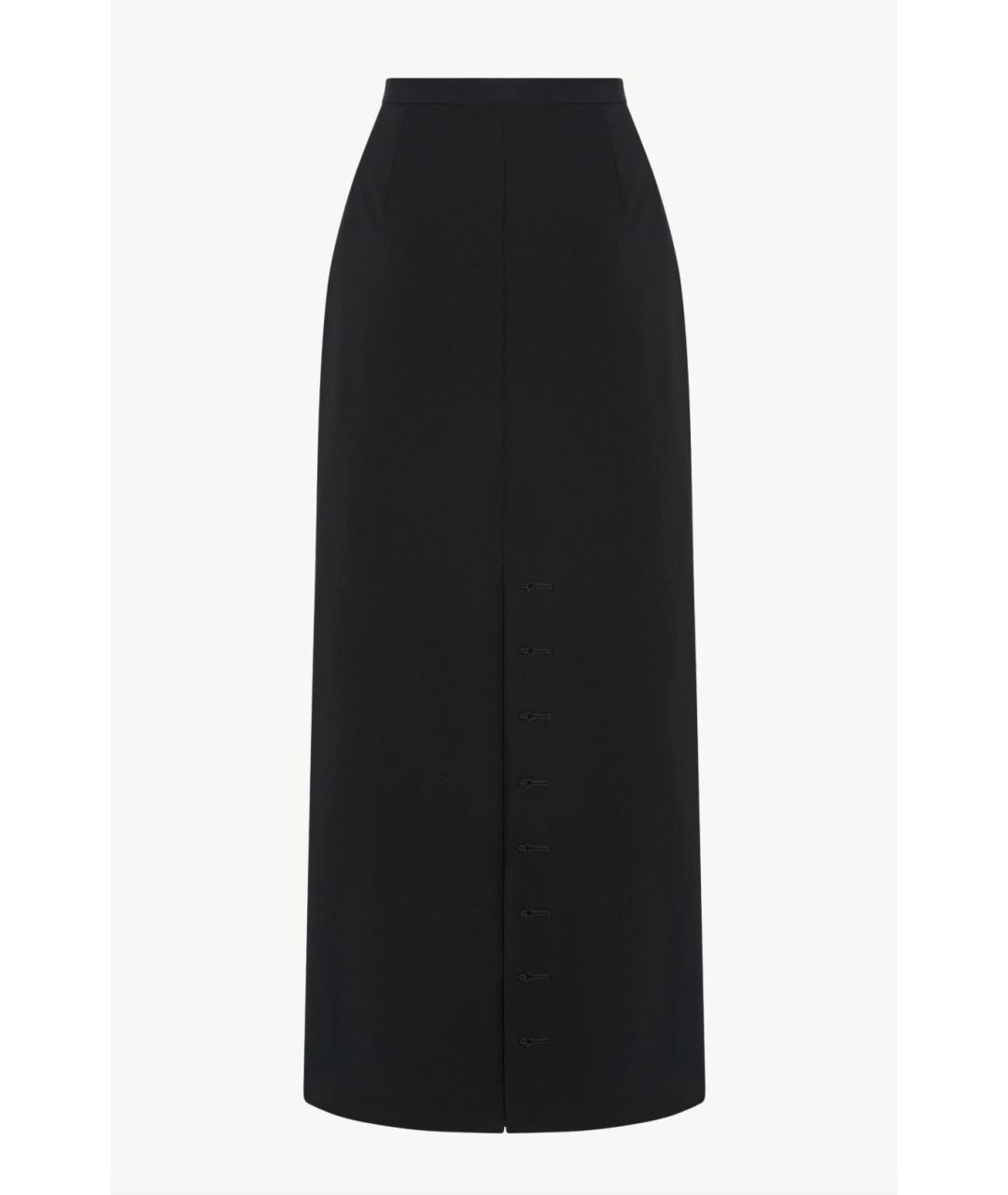 THE ROW Черная шерстяная юбка макси, фото 2