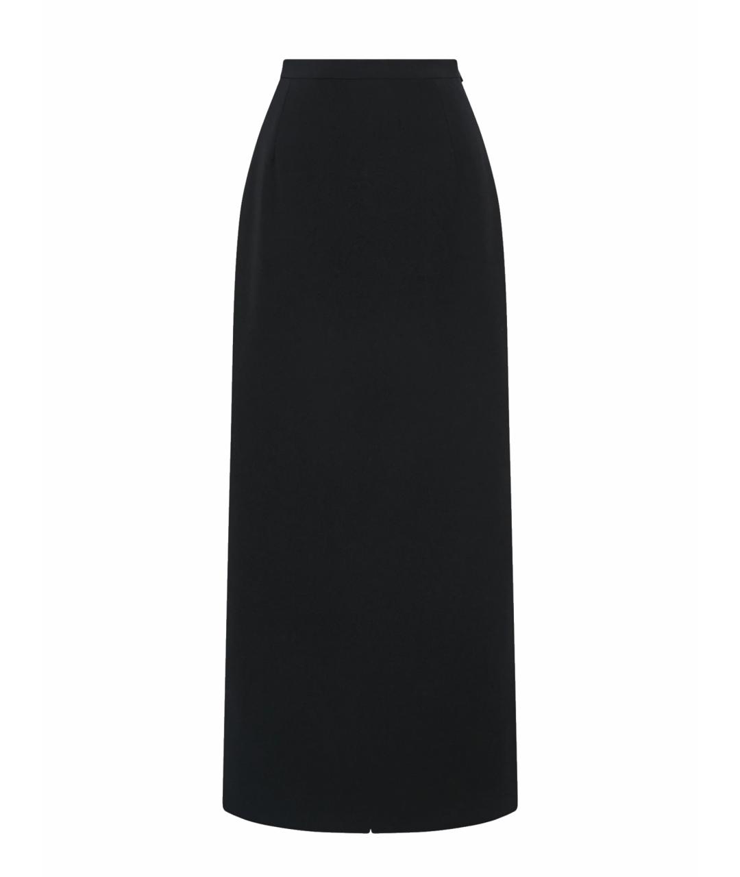 THE ROW Черная шерстяная юбка макси, фото 1