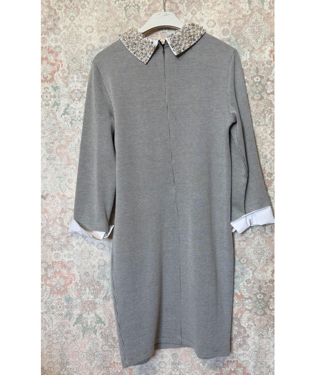 MAX&CO Серое полиэстеровое коктейльное платье, фото 2