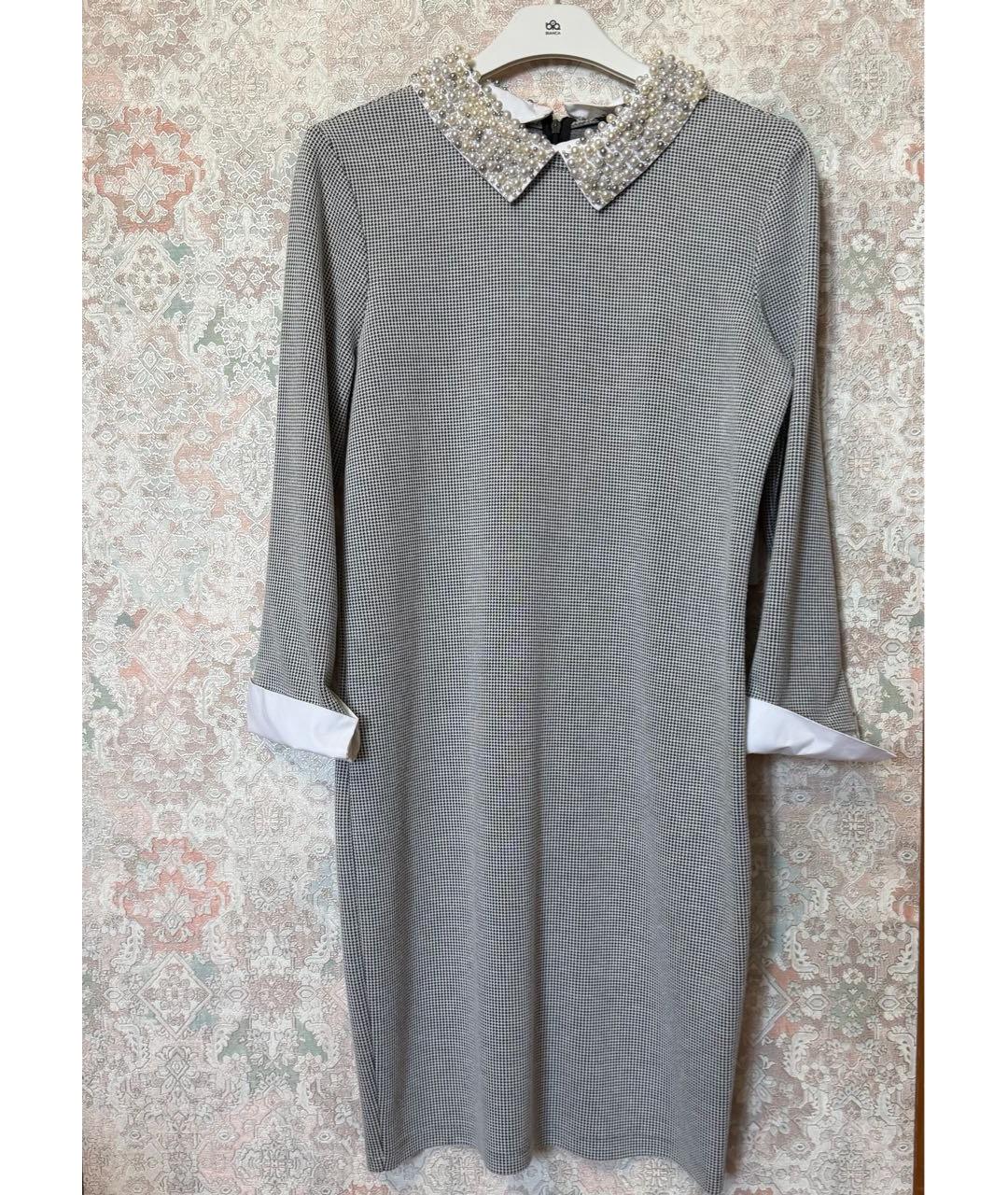 MAX&CO Серое полиэстеровое коктейльное платье, фото 6