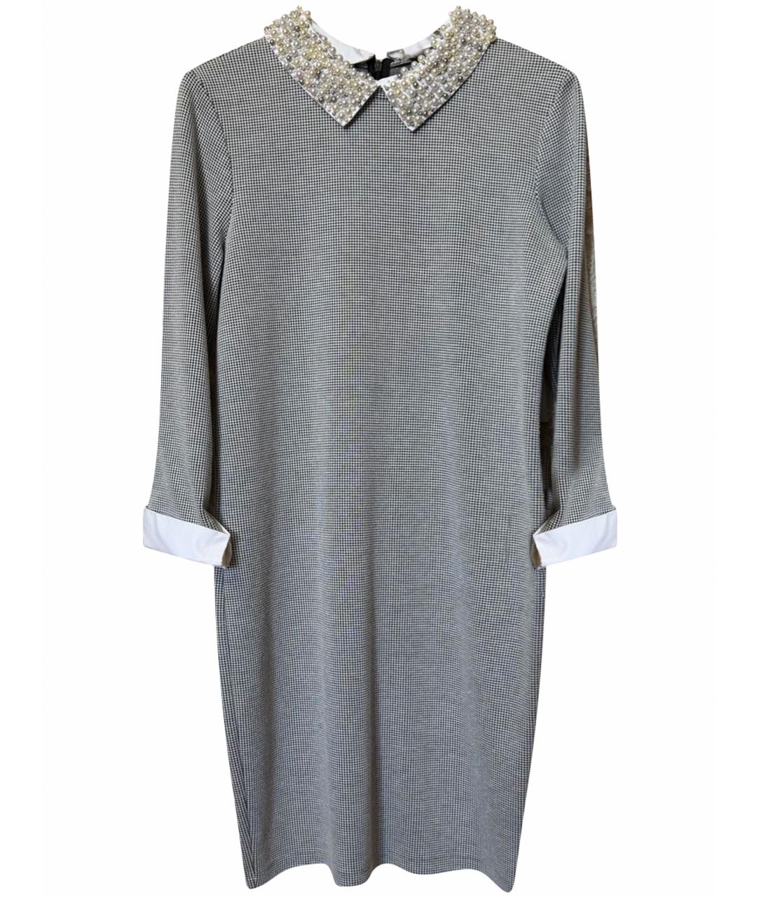MAX&CO Серое полиэстеровое коктейльное платье, фото 1