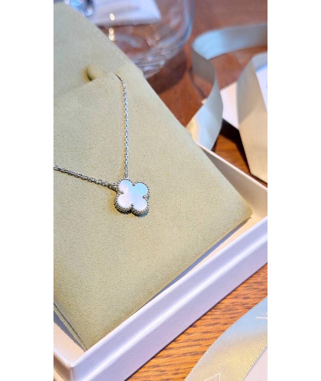 VAN CLEEF & ARPELS Белая подвеска из белого золота, фото 4