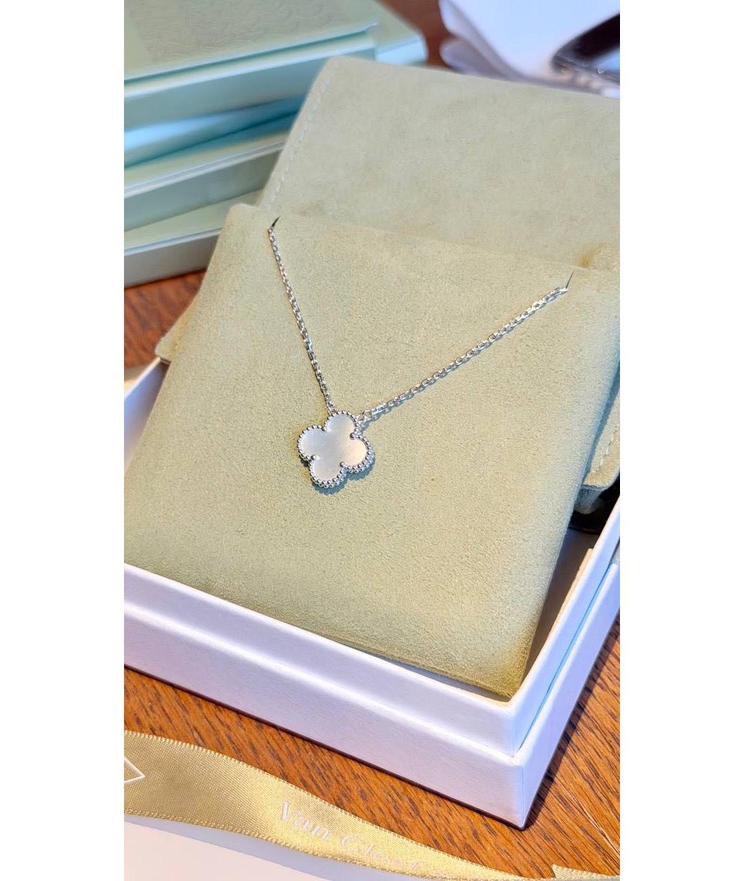 VAN CLEEF & ARPELS Белая подвеска из белого золота, фото 3