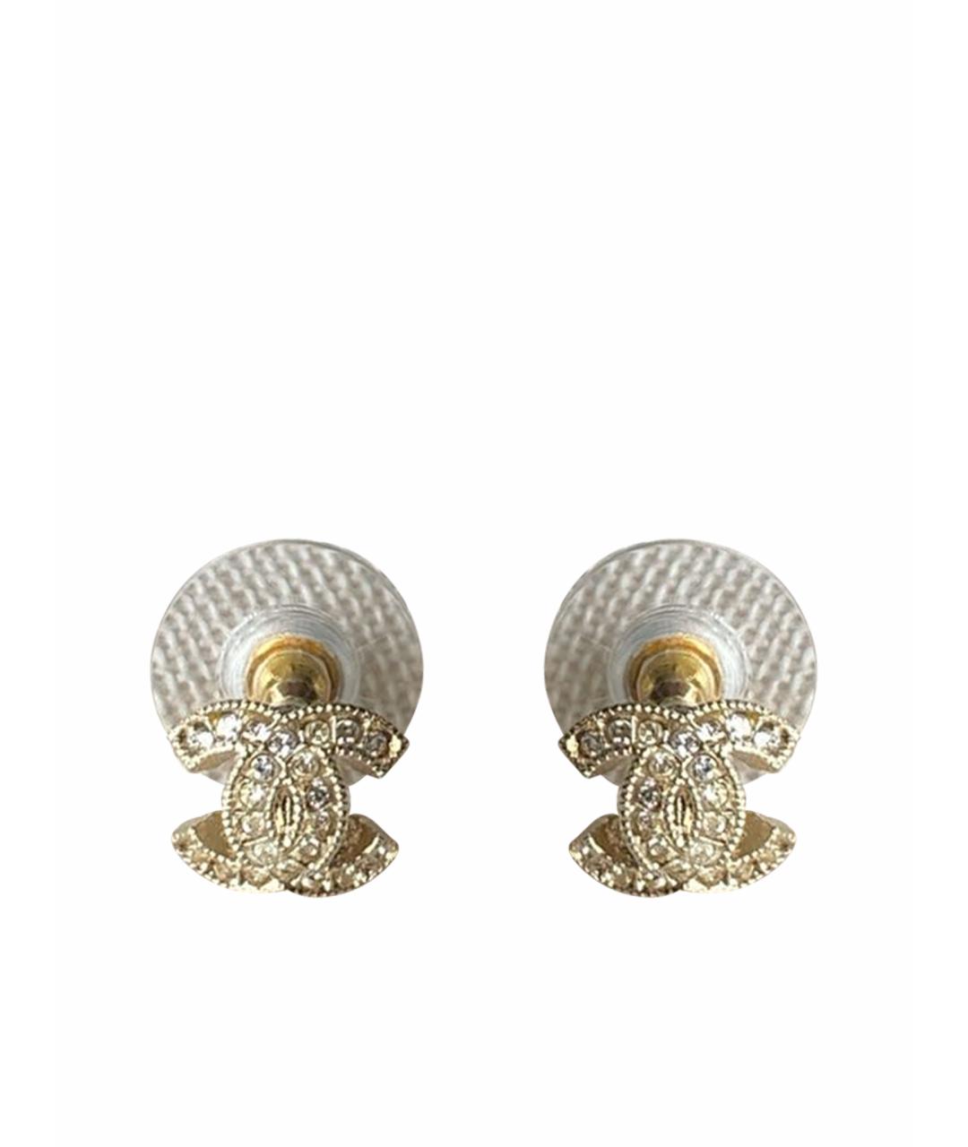 CHANEL Золотые серьги, фото 1