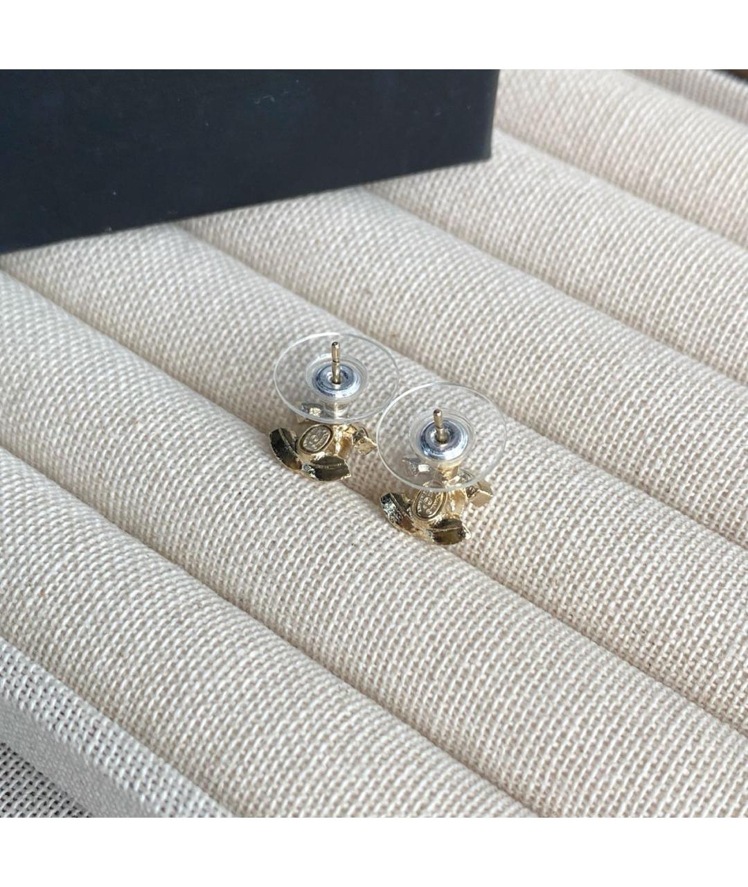 CHANEL Золотые серьги, фото 4