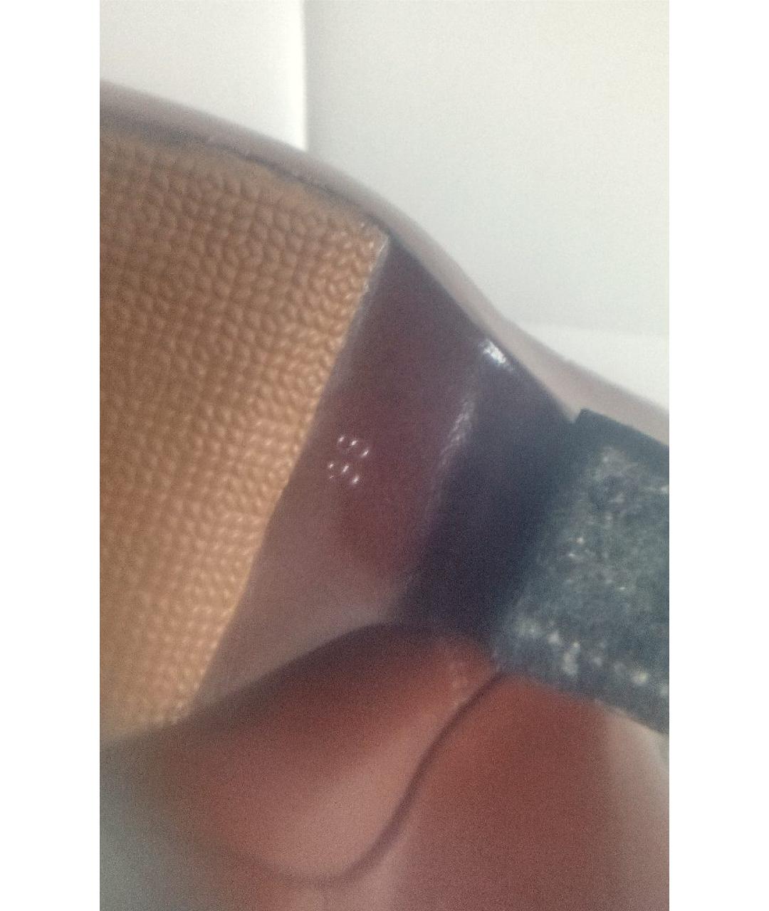 MARC BY MARC JACOBS Коричневые кожаные ботильоны, фото 7