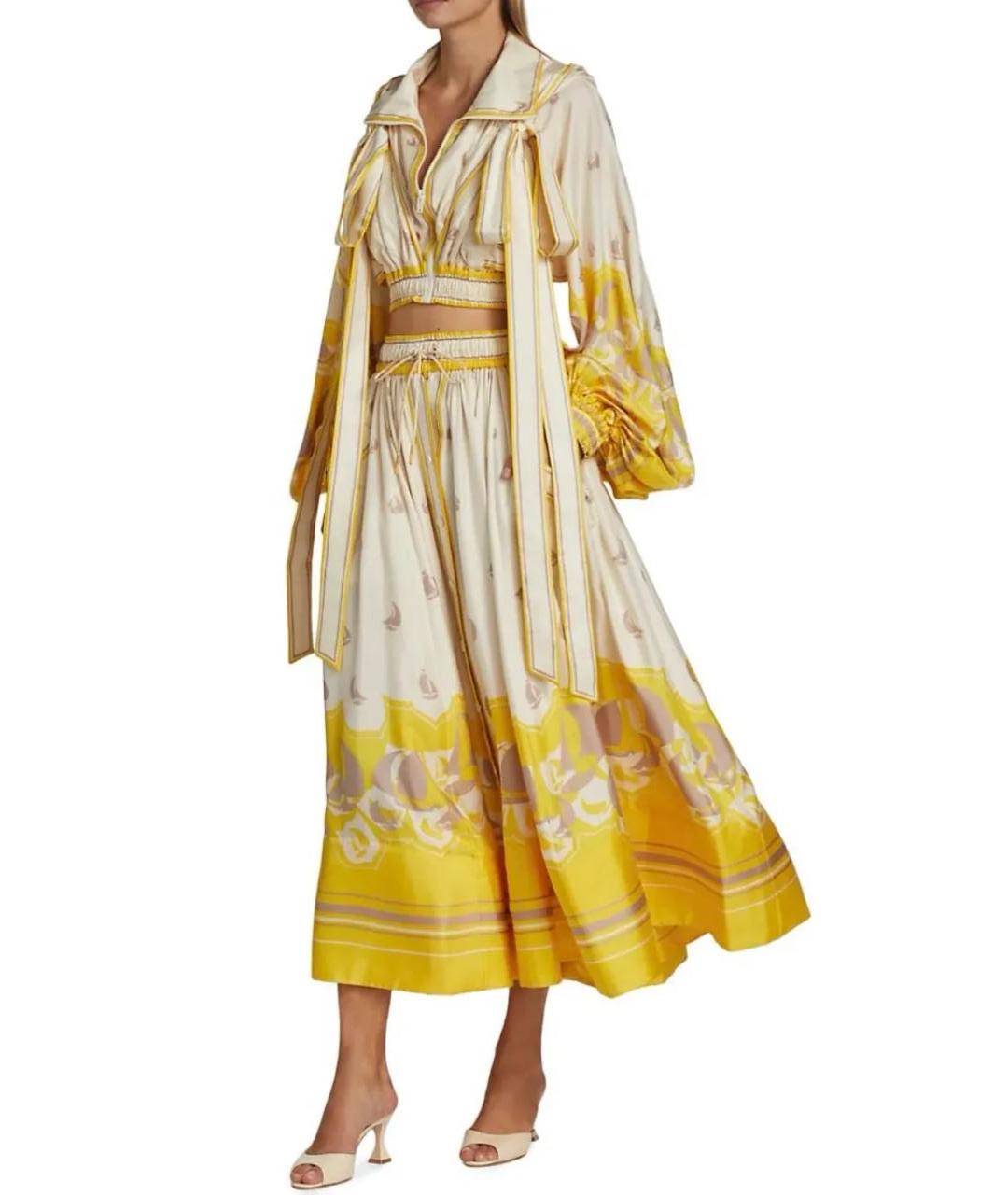 ZIMMERMANN Мульти шелковый жакет/пиджак, фото 6