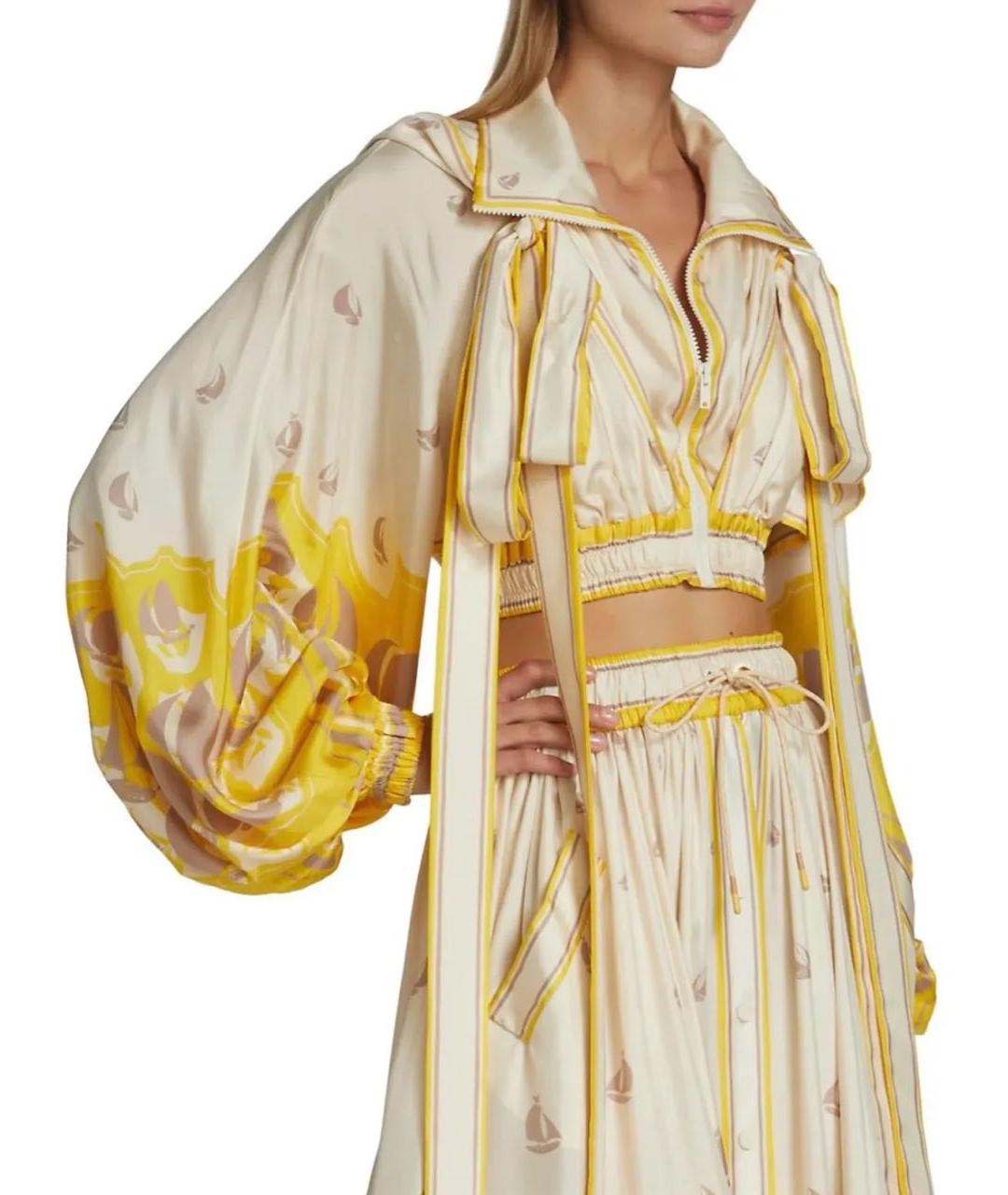 ZIMMERMANN Мульти шелковый жакет/пиджак, фото 7