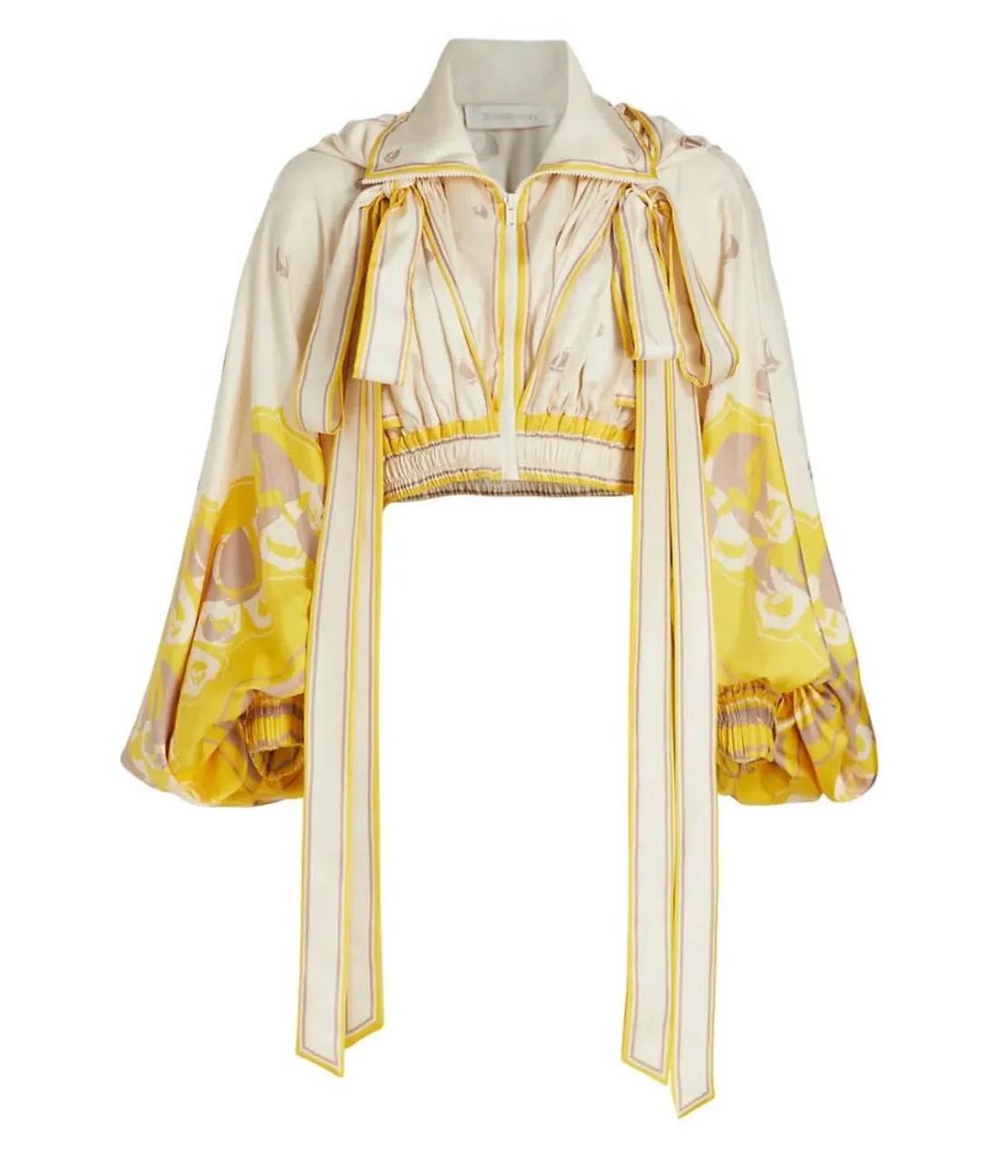 ZIMMERMANN Мульти шелковый жакет/пиджак, фото 1