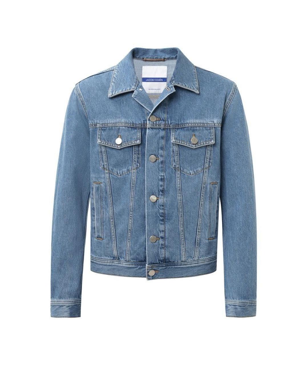 JACOB COHEN Голубая деним куртка, фото 4