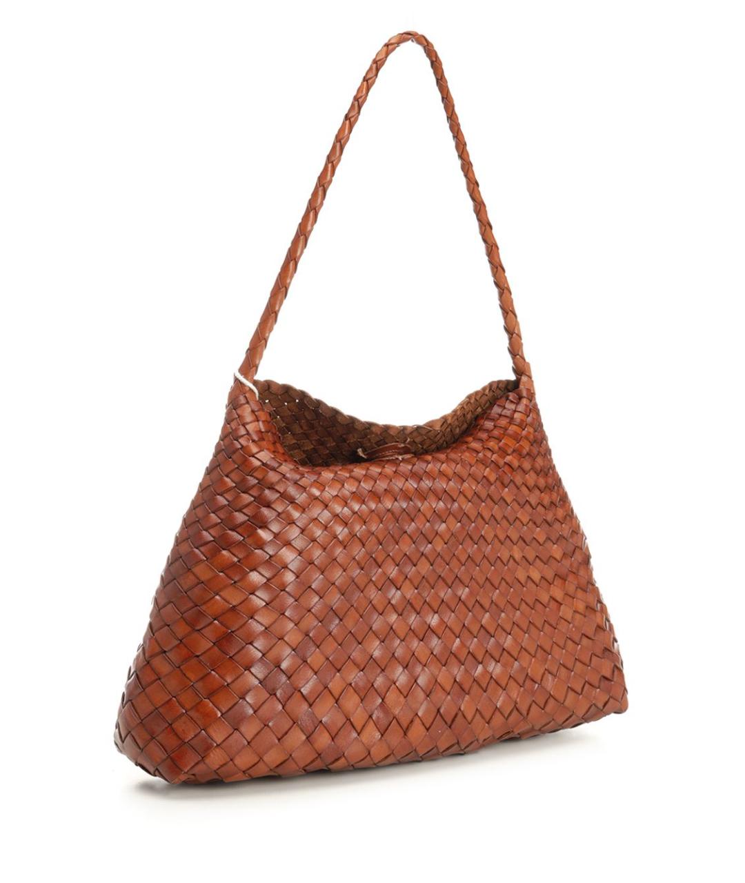 Dragon Diffusion Коричневая кожаная сумка через плечо, фото 2