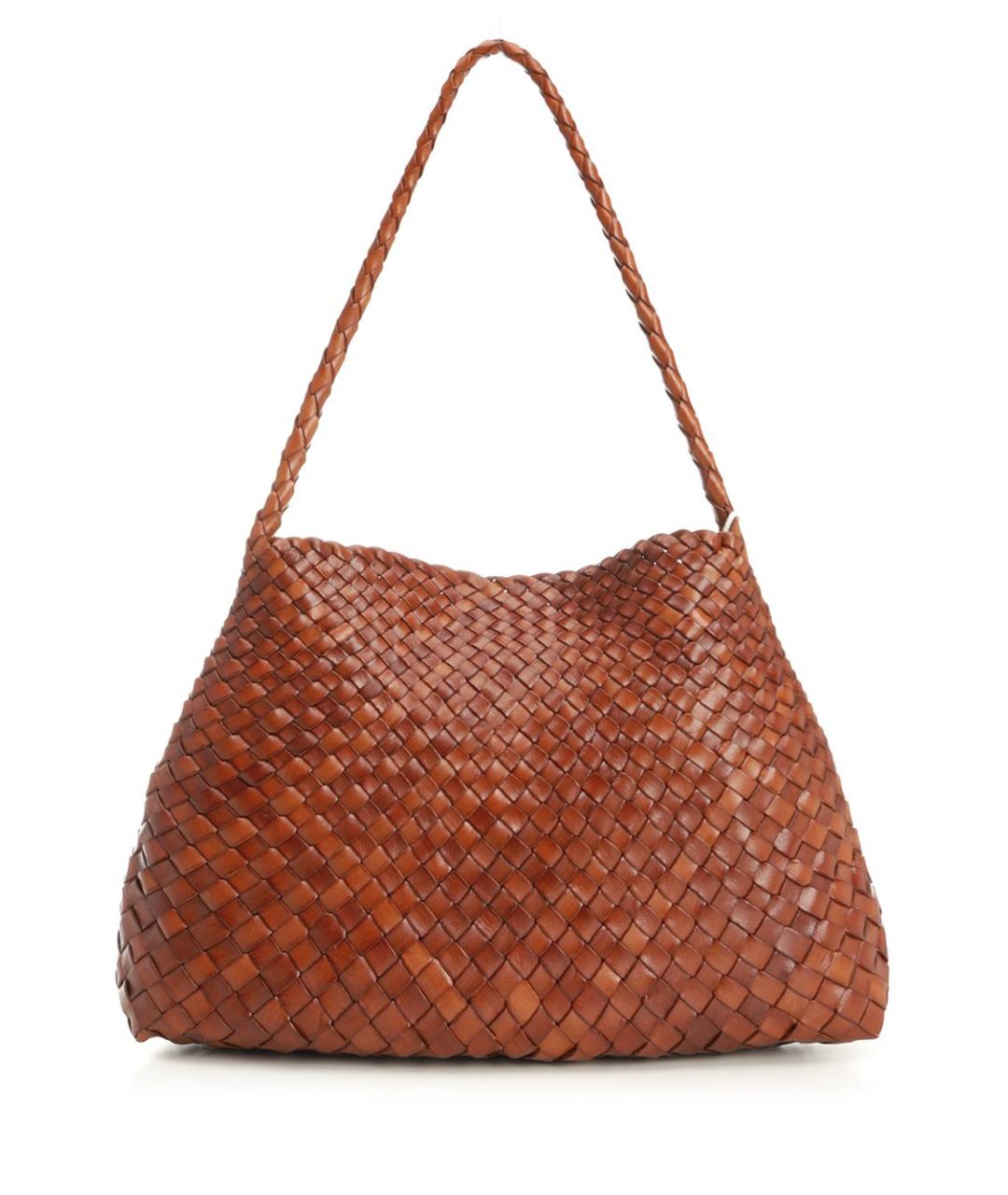 Dragon Diffusion Коричневая кожаная сумка через плечо, фото 3