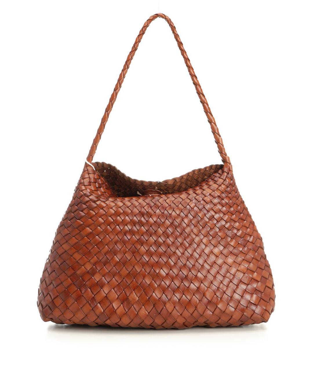 Dragon Diffusion Коричневая кожаная сумка через плечо, фото 1