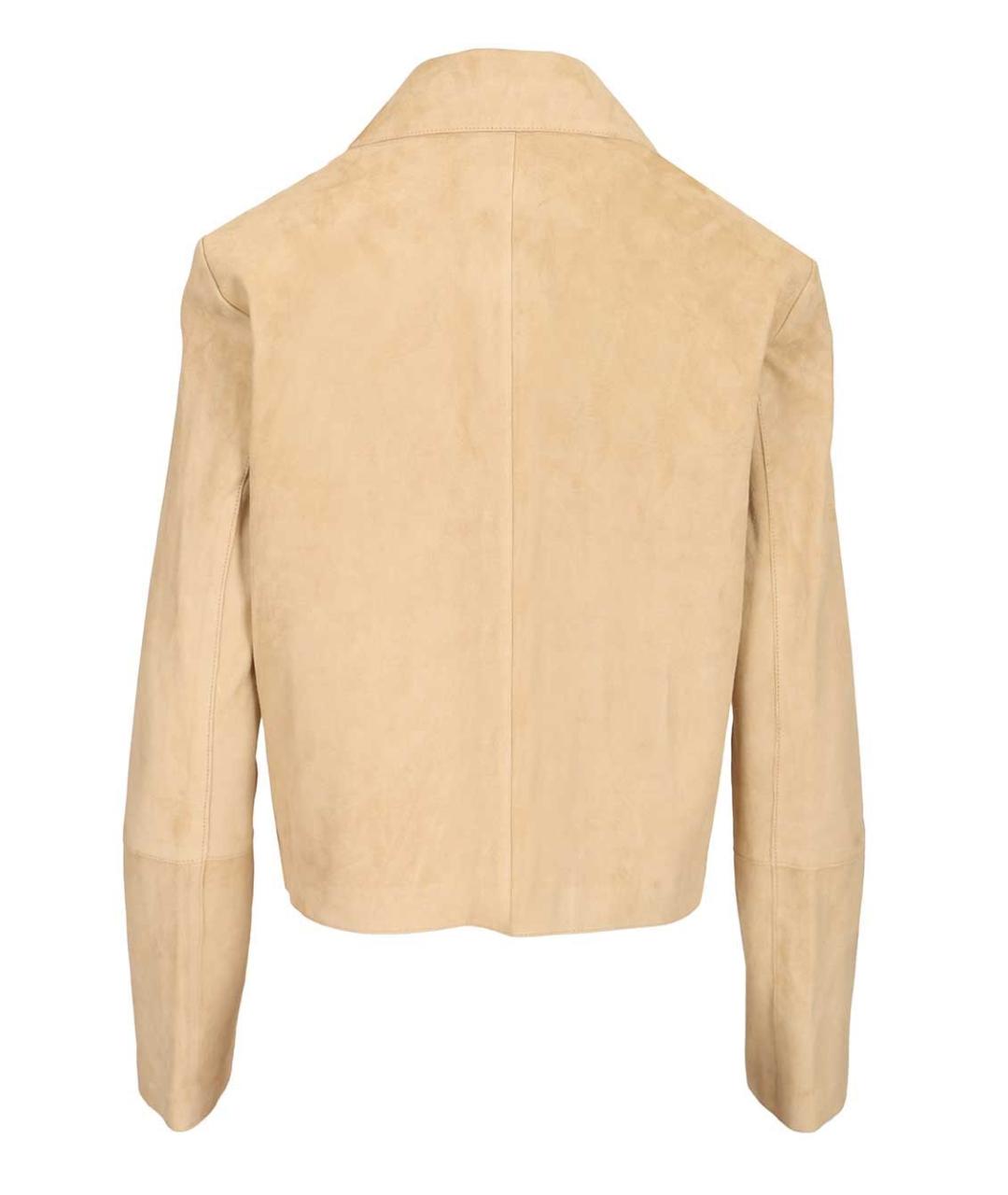 ARMA Бежевая замшевая куртка, фото 2