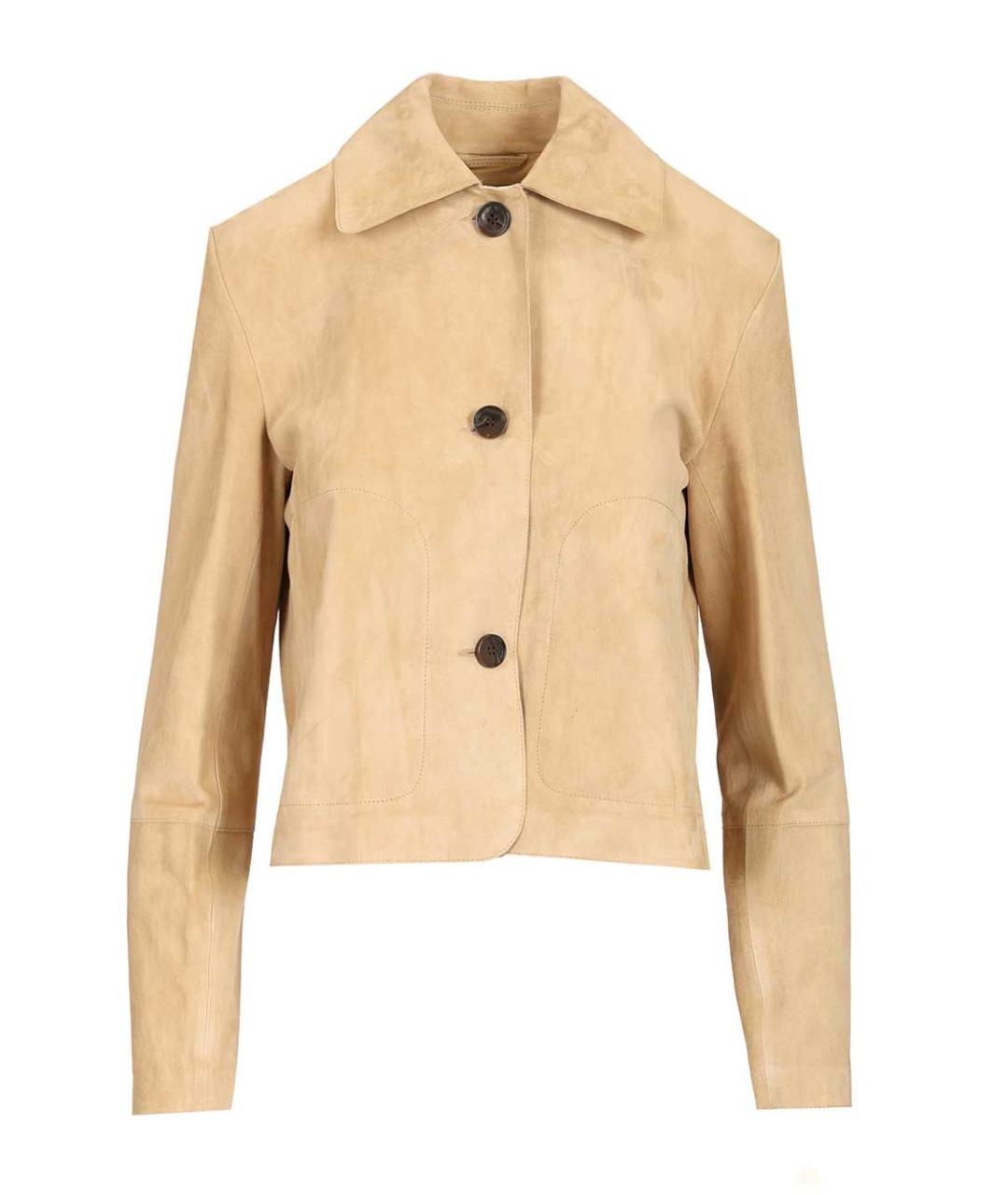 ARMA Бежевая замшевая куртка, фото 1