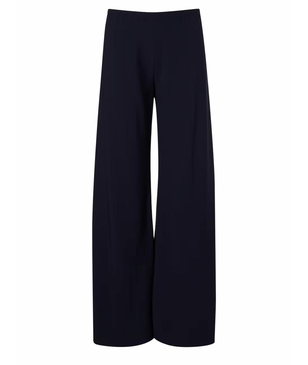 THE ROW Темно-синие ацетатные прямые брюки, фото 1