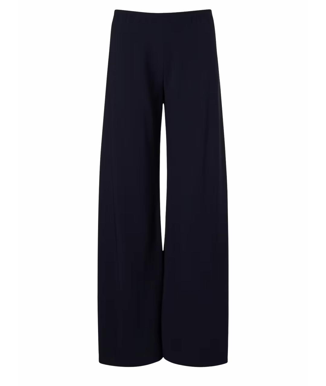 THE ROW Темно-синие ацетатные прямые брюки, фото 4