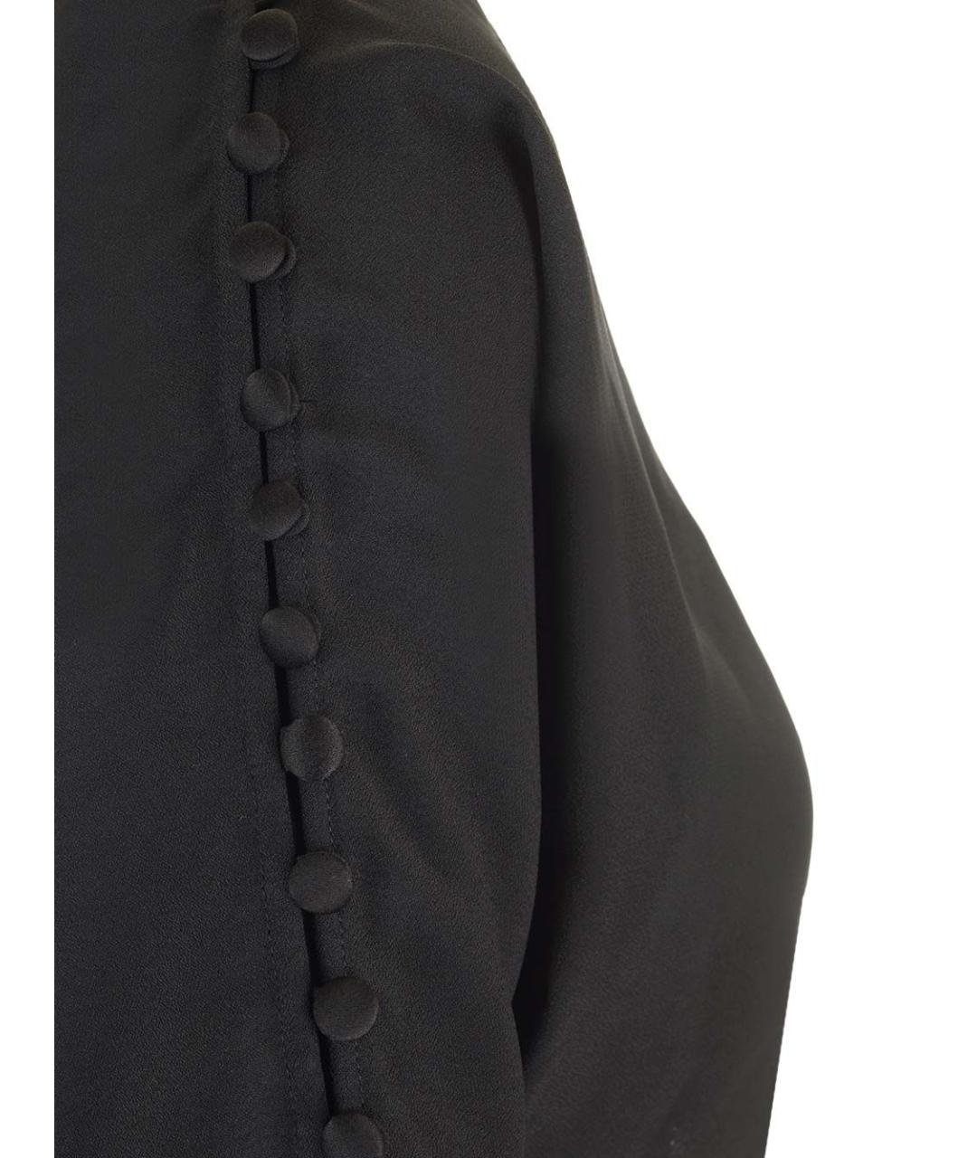 TALLER MARMO Черная ацетатная блузы, фото 4