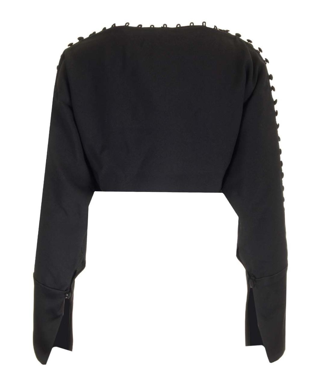 TALLER MARMO Черная ацетатная блузы, фото 2