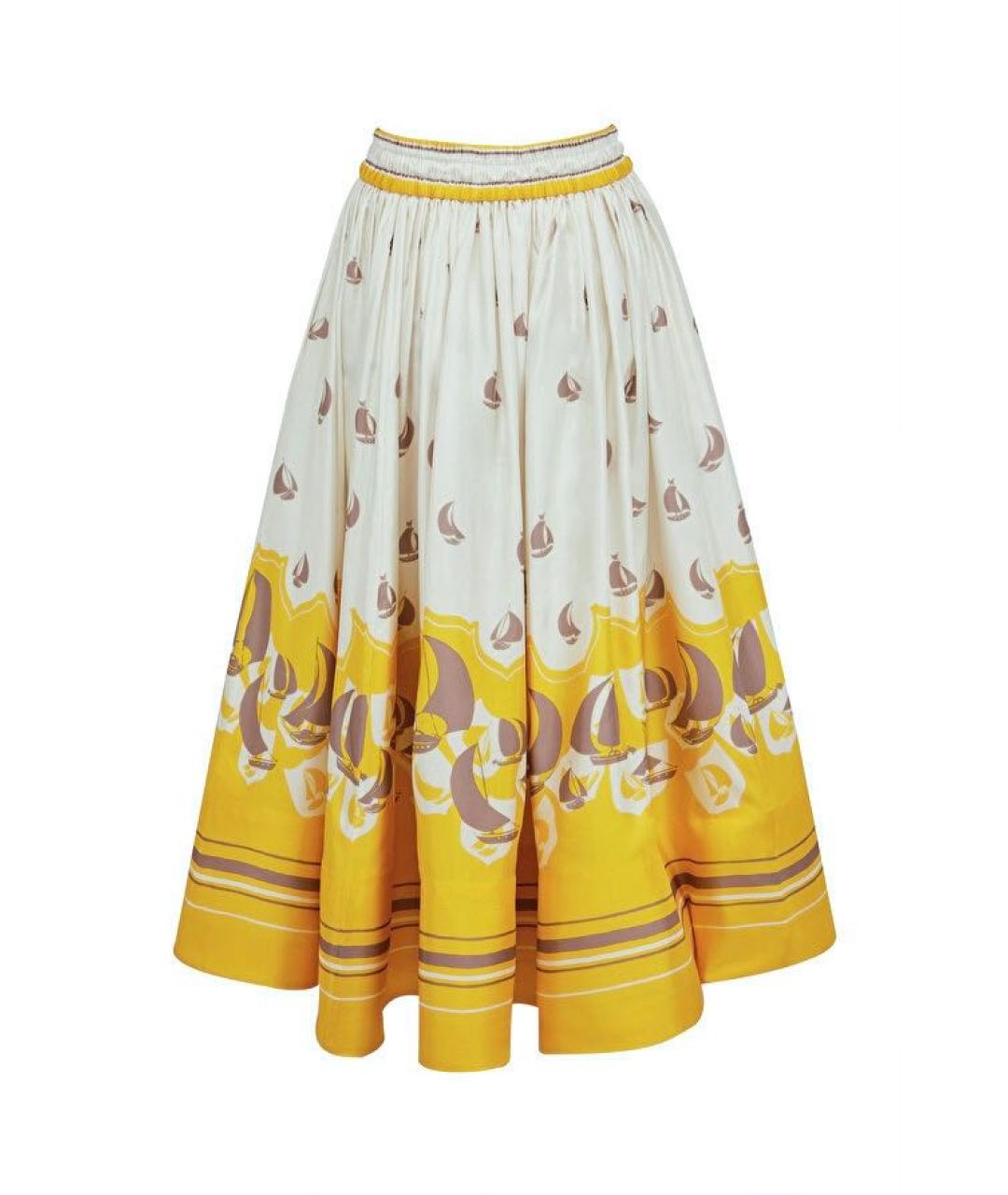 ZIMMERMANN Мульти шелковая юбка макси, фото 2