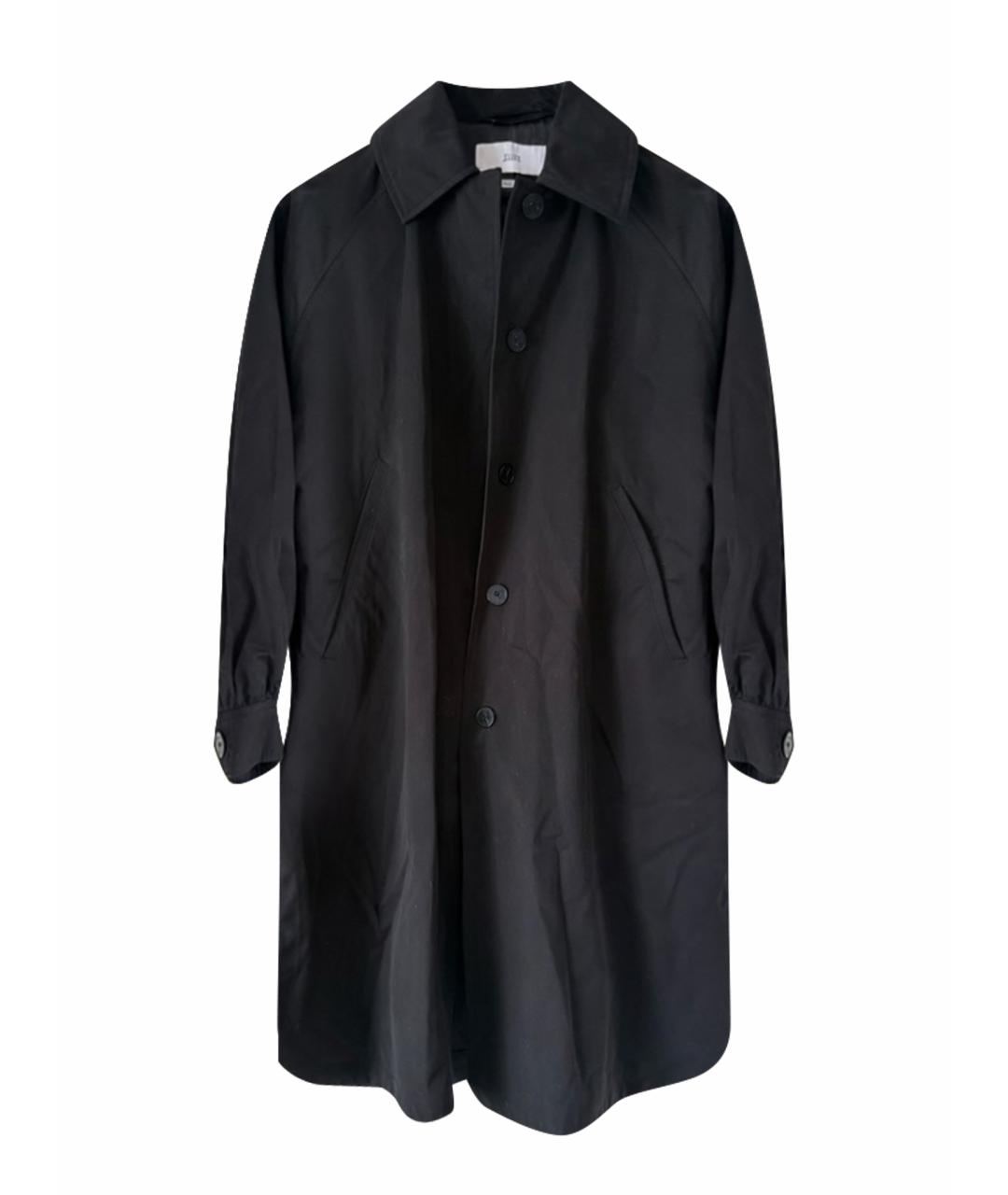 CLOSED Черный хлопковый тренч/плащ, фото 1