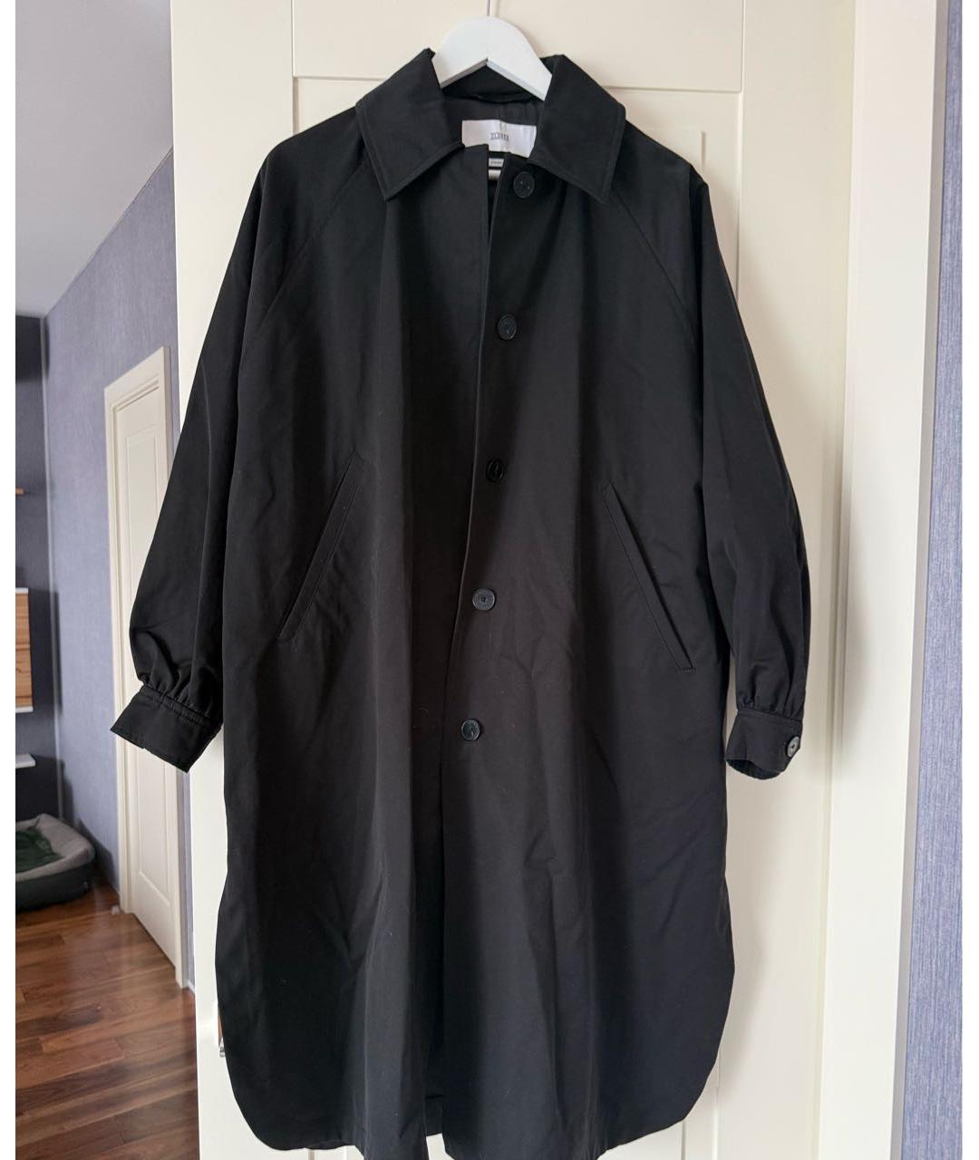 CLOSED Черный хлопковый тренч/плащ, фото 6