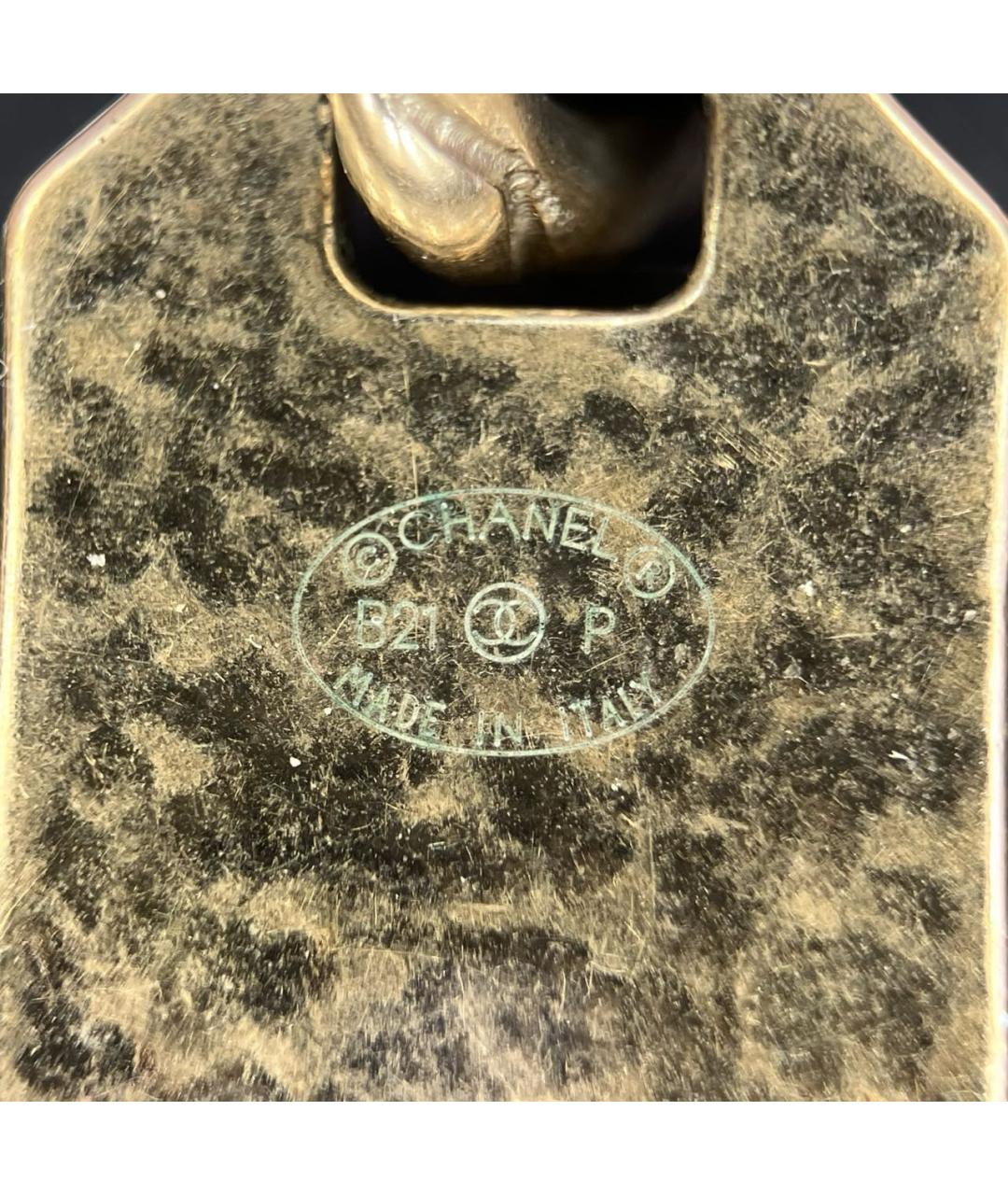 CHANEL Золотые серьги, фото 6