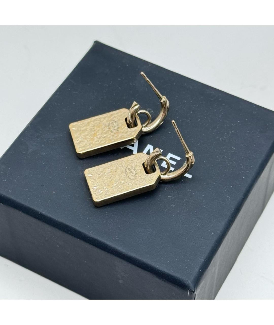 CHANEL Золотые серьги, фото 5
