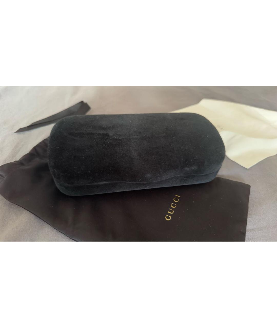 GUCCI Черные пластиковые солнцезащитные очки, фото 4