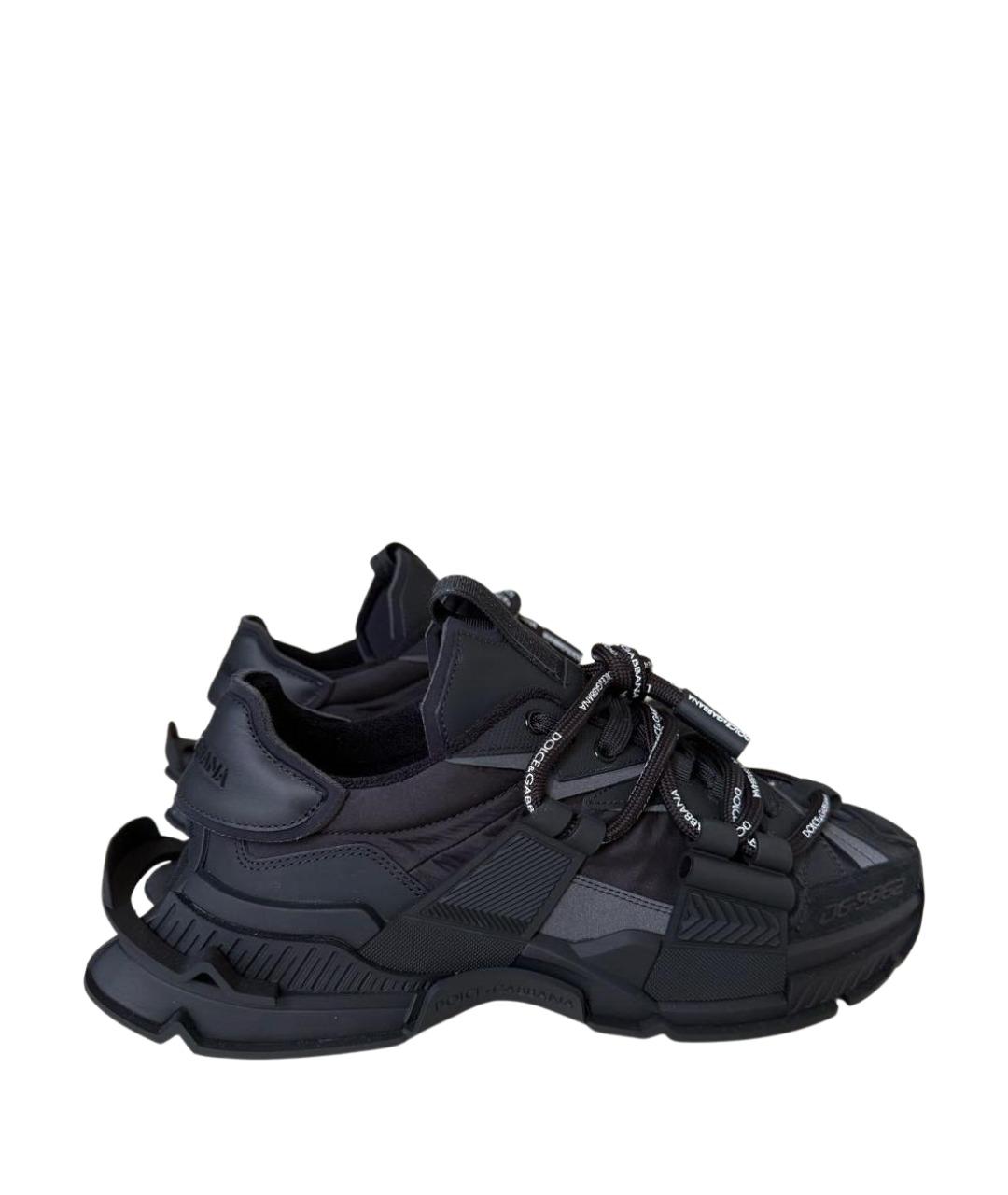 DOLCE&GABBANA Черные низкие кроссовки / кеды, фото 1