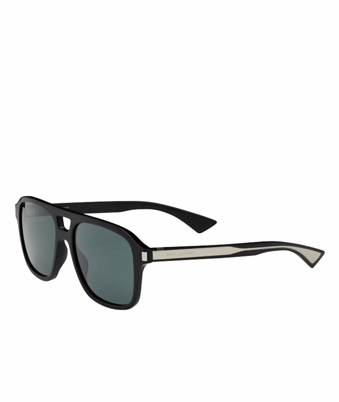 SAINT LAURENT Черные солнцезащитные очки, фото 1